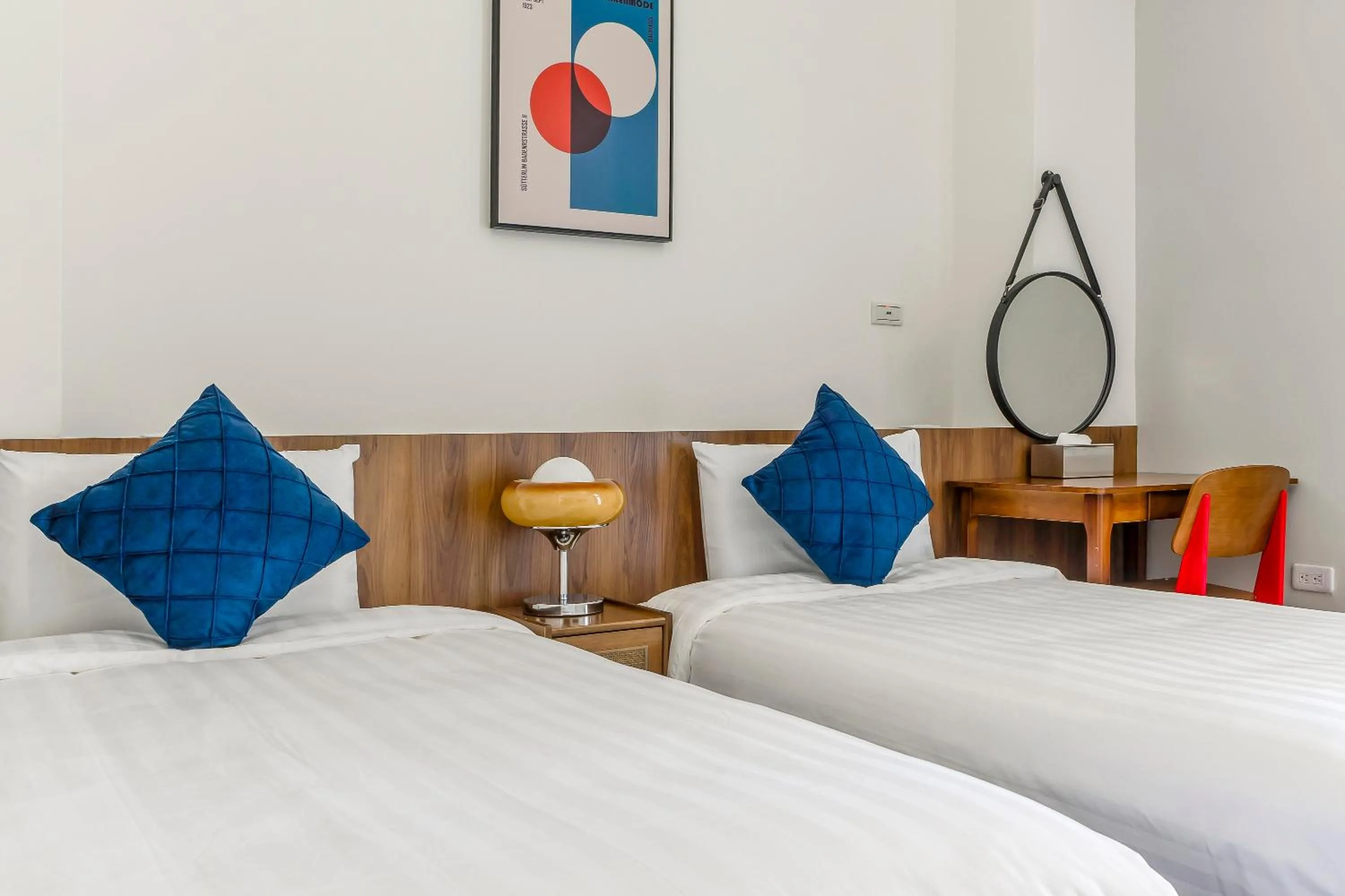 Bed in Oriental Blue Smart Stay