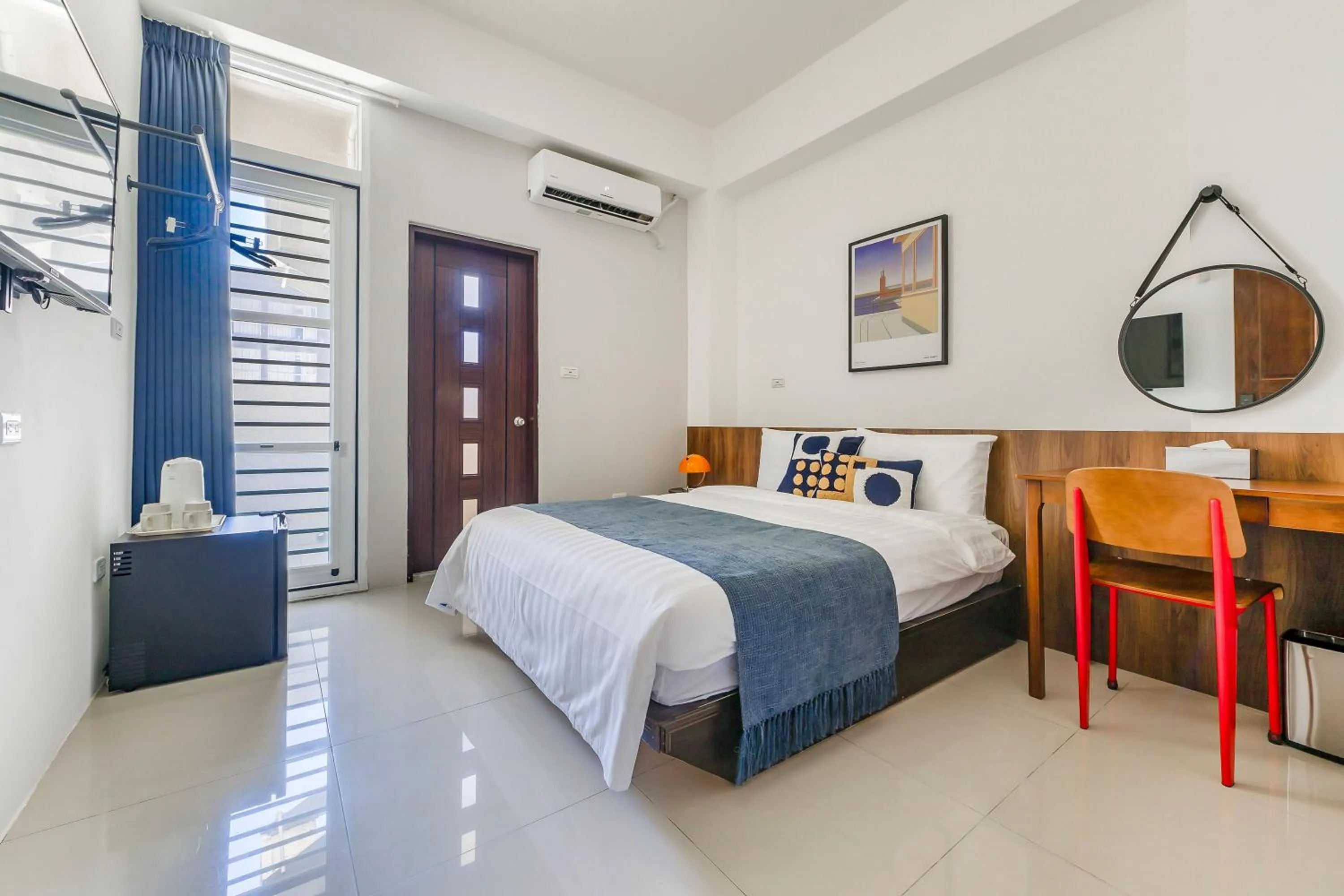 Bed in Oriental Blue Smart Stay