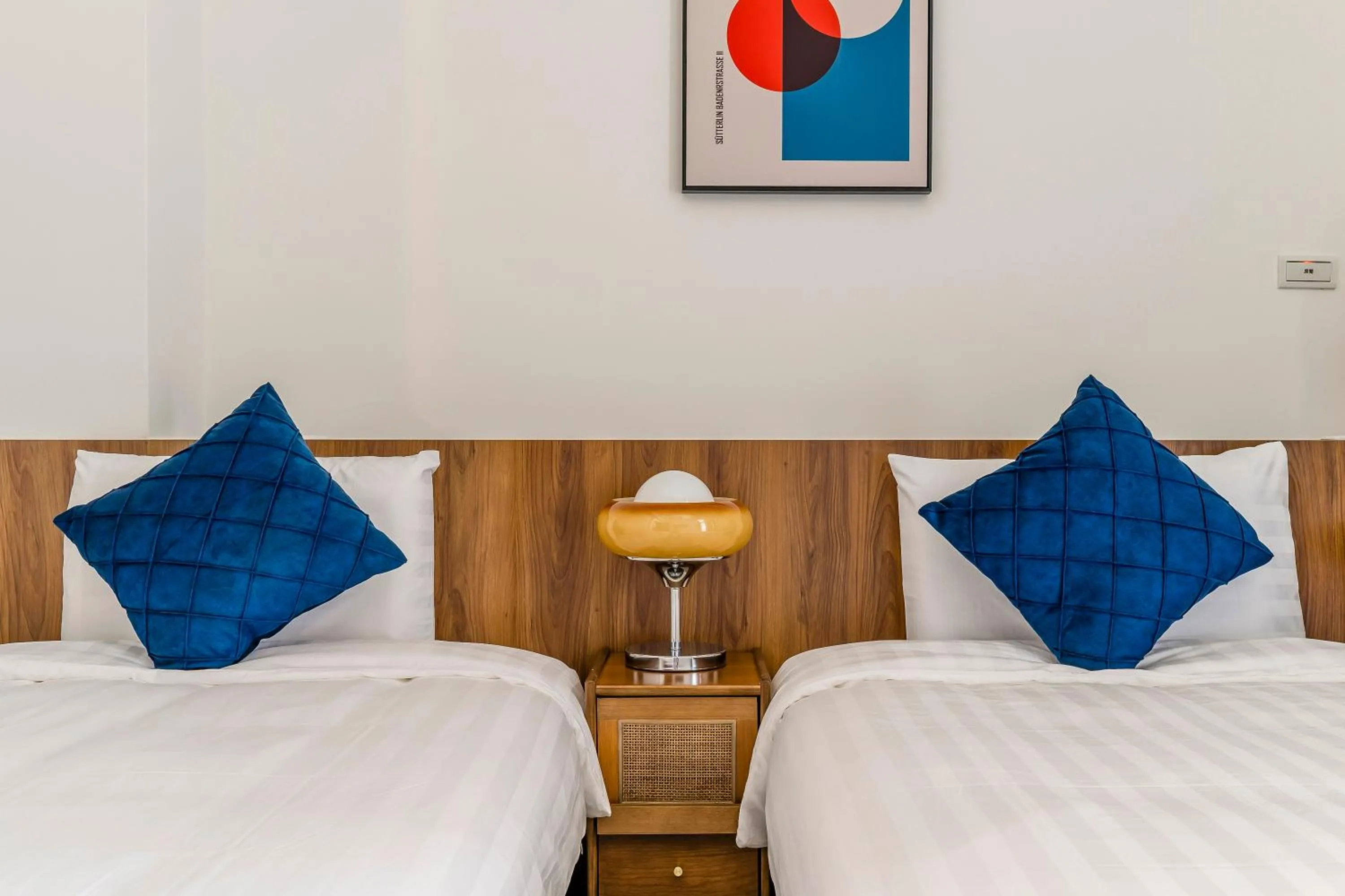 Bed in Oriental Blue Smart Stay