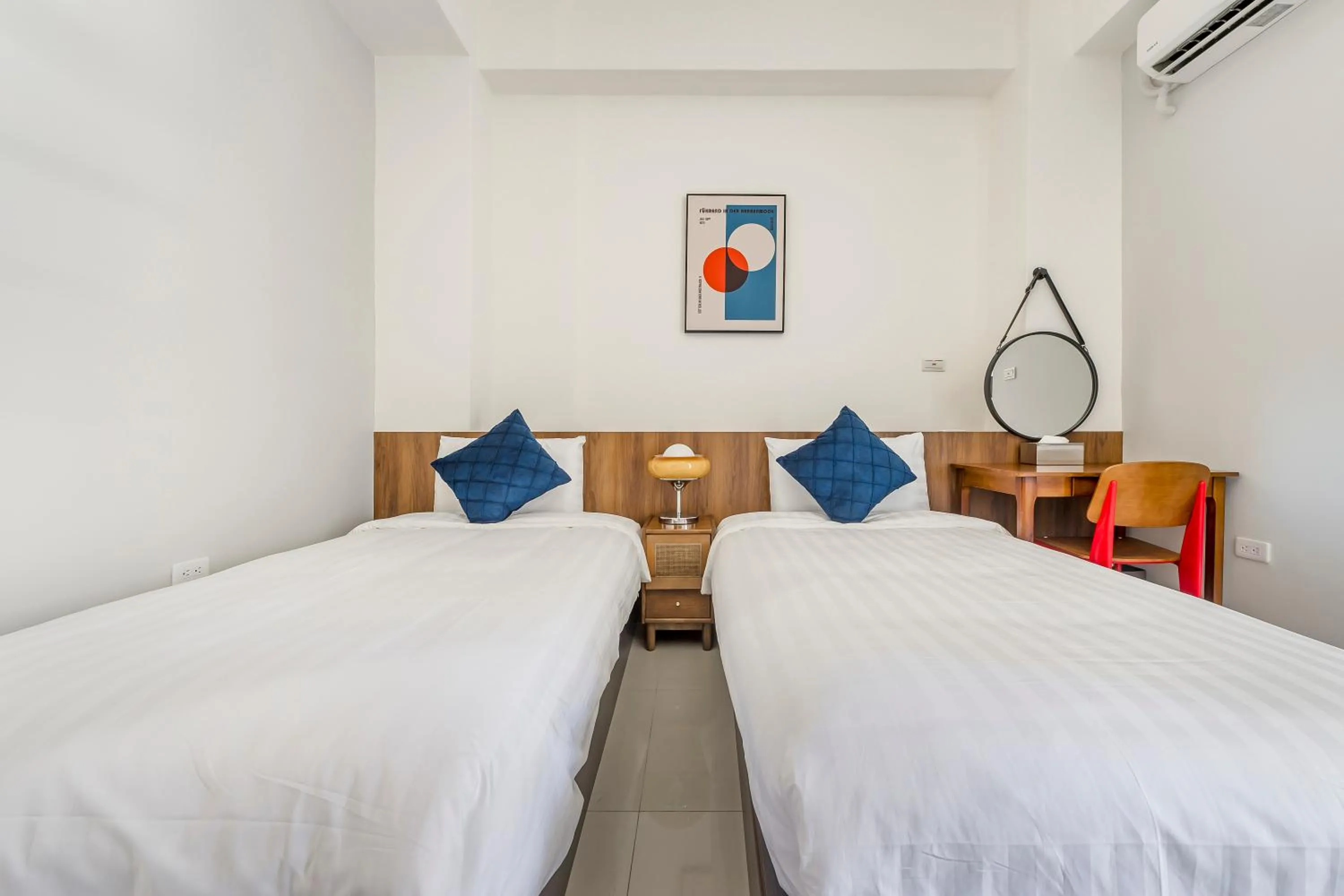 Bed in Oriental Blue Smart Stay