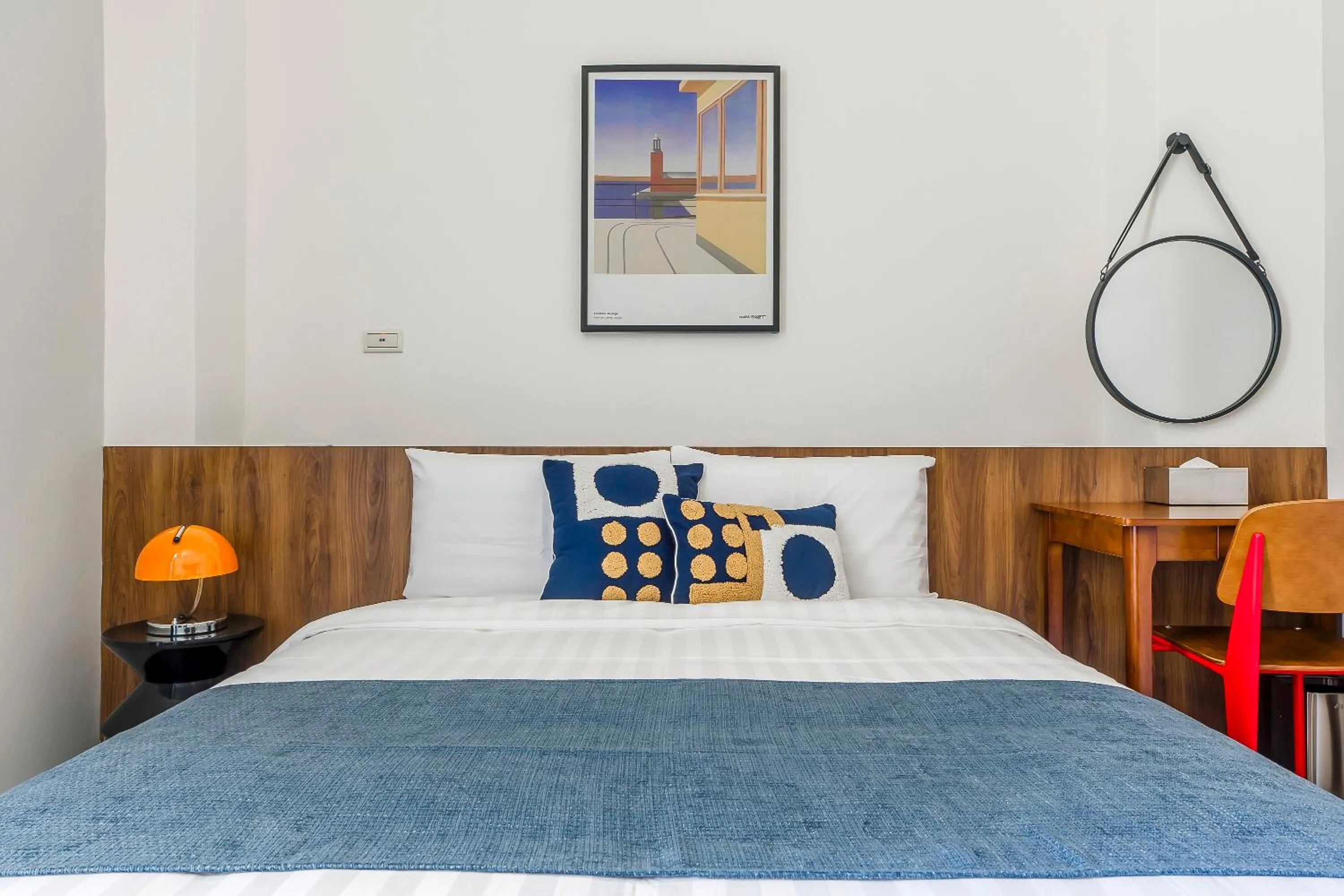 Bed in Oriental Blue Smart Stay