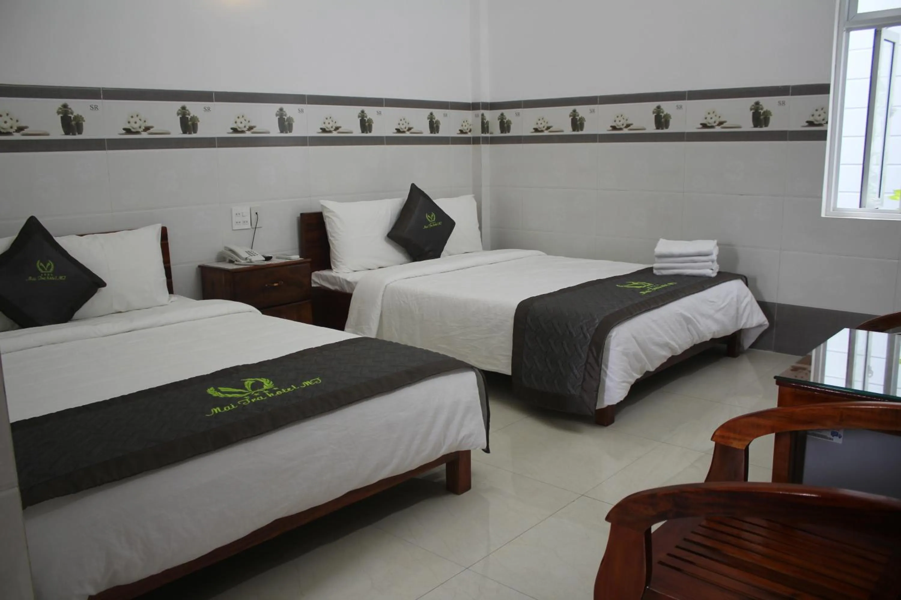 Bed in Mai Tra Hotel