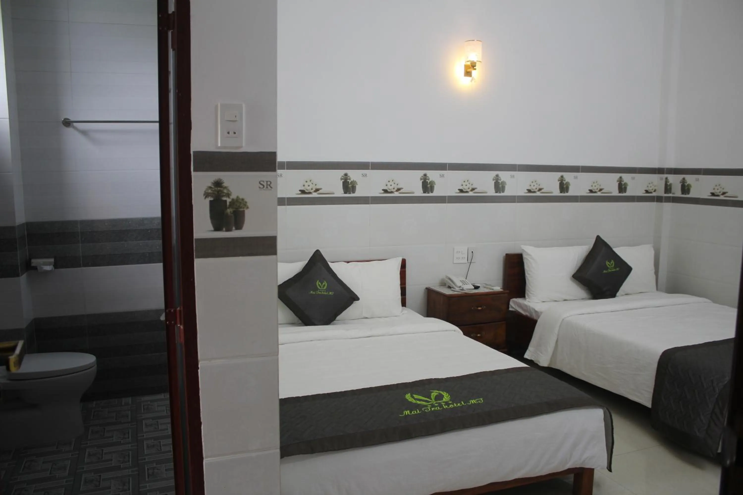 Bed in Mai Tra Hotel