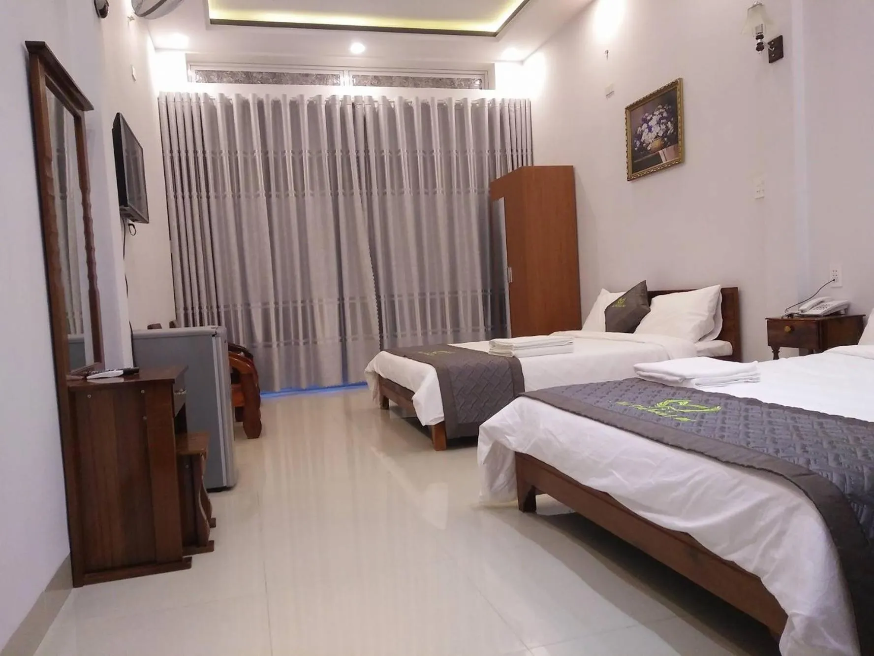 Bed in Mai Tra Hotel