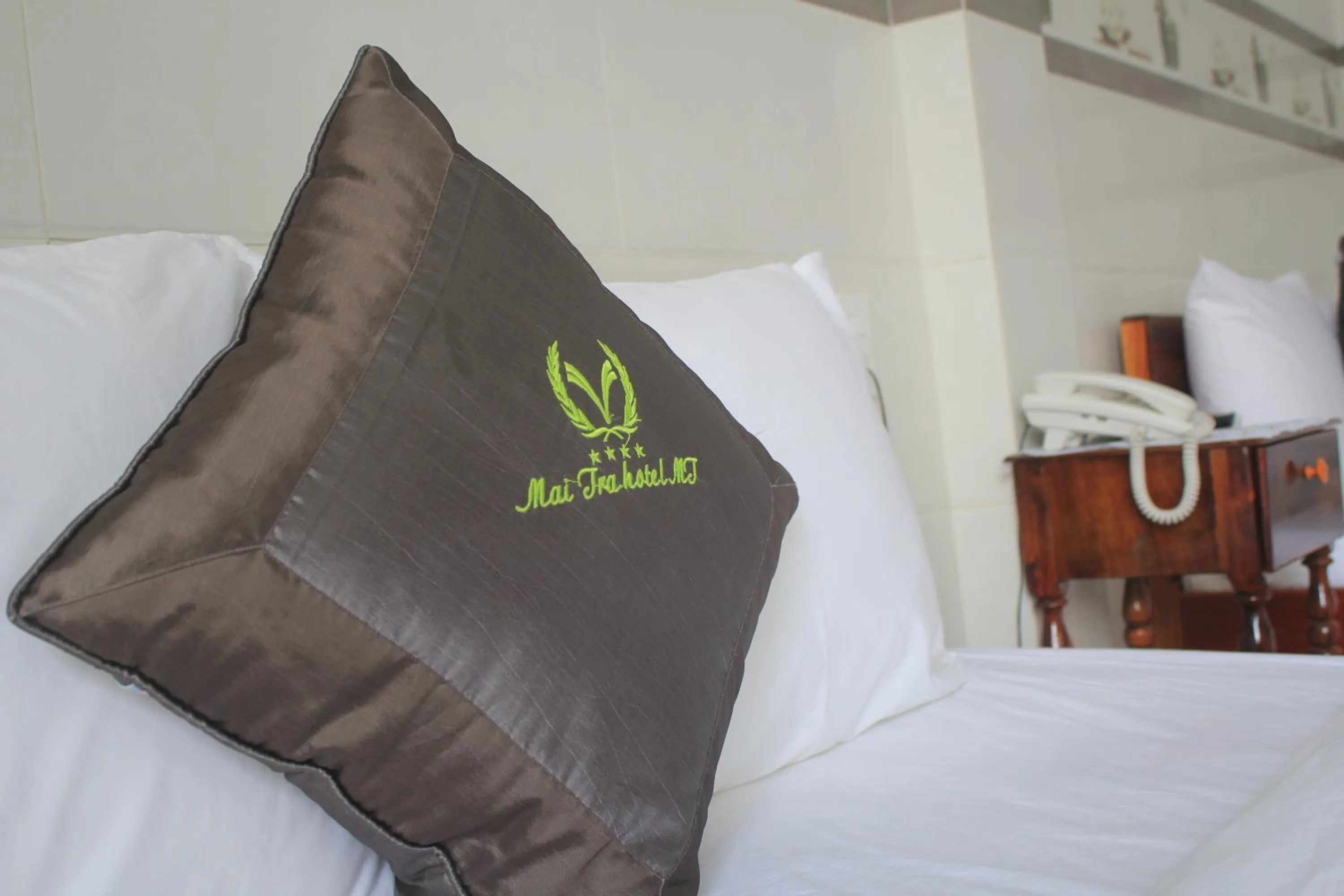 Bed in Mai Tra Hotel