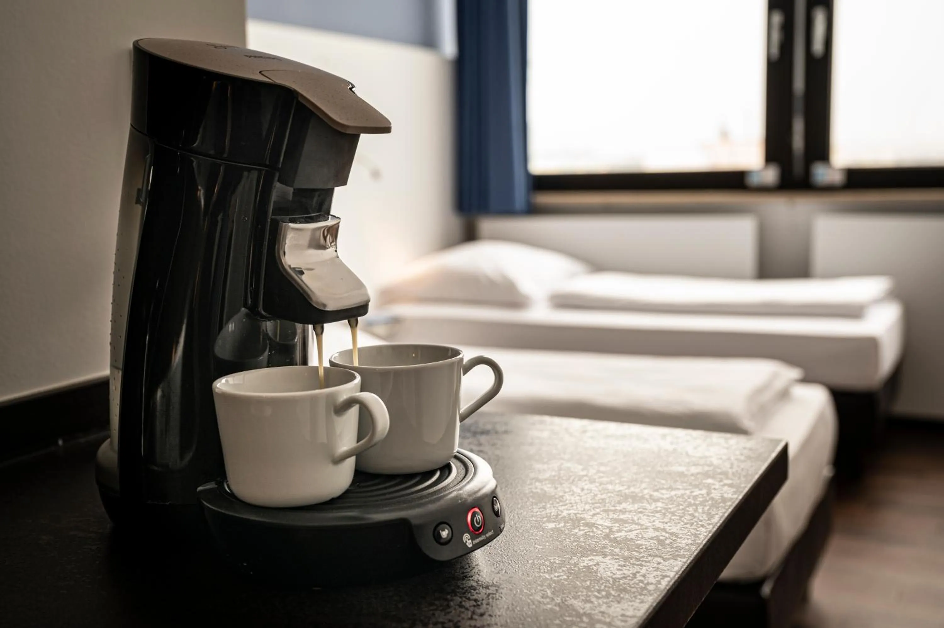 Coffee/tea facilities, Bed in apartmenthaus international