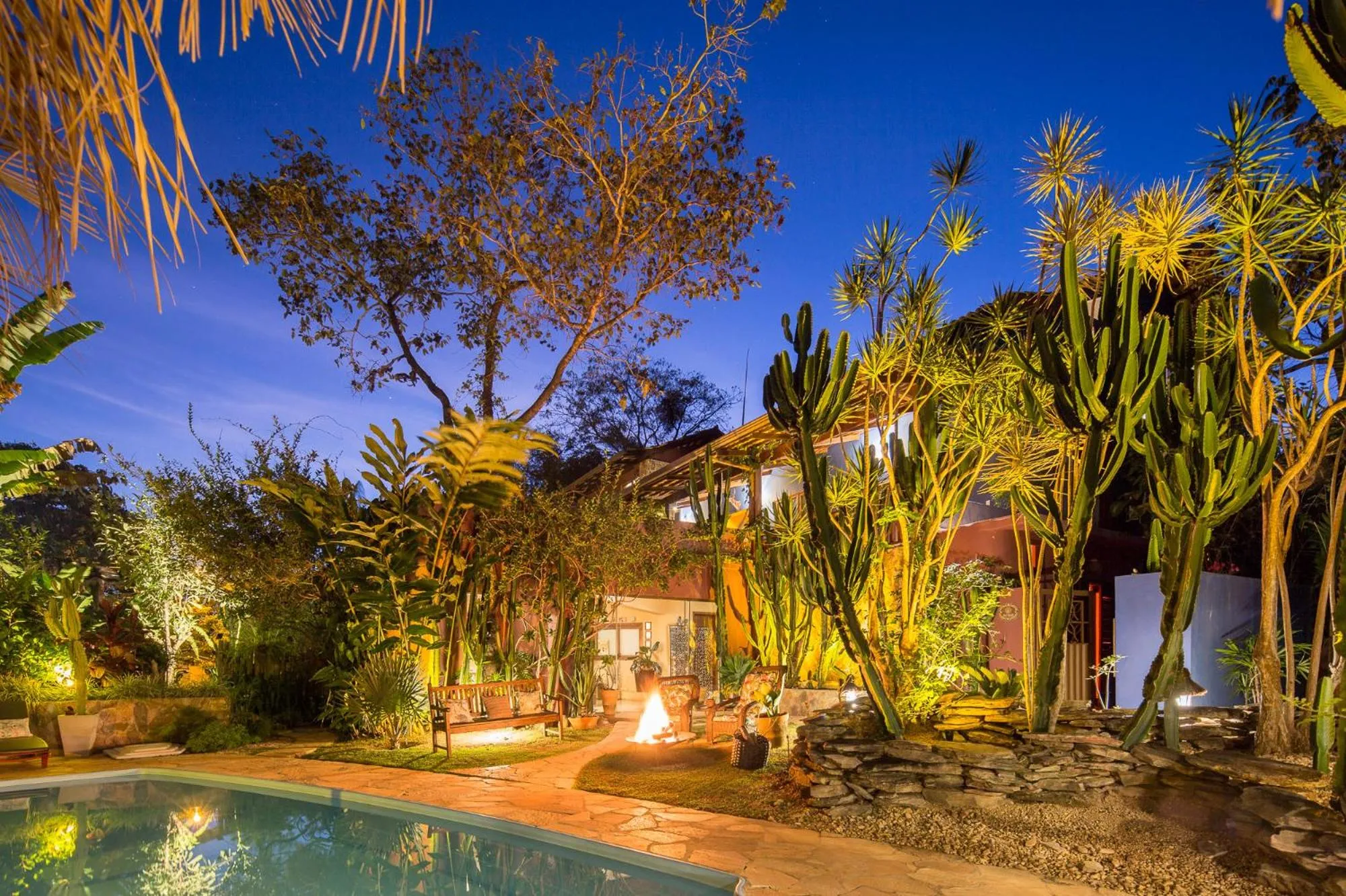 Garden in Pousada Maya