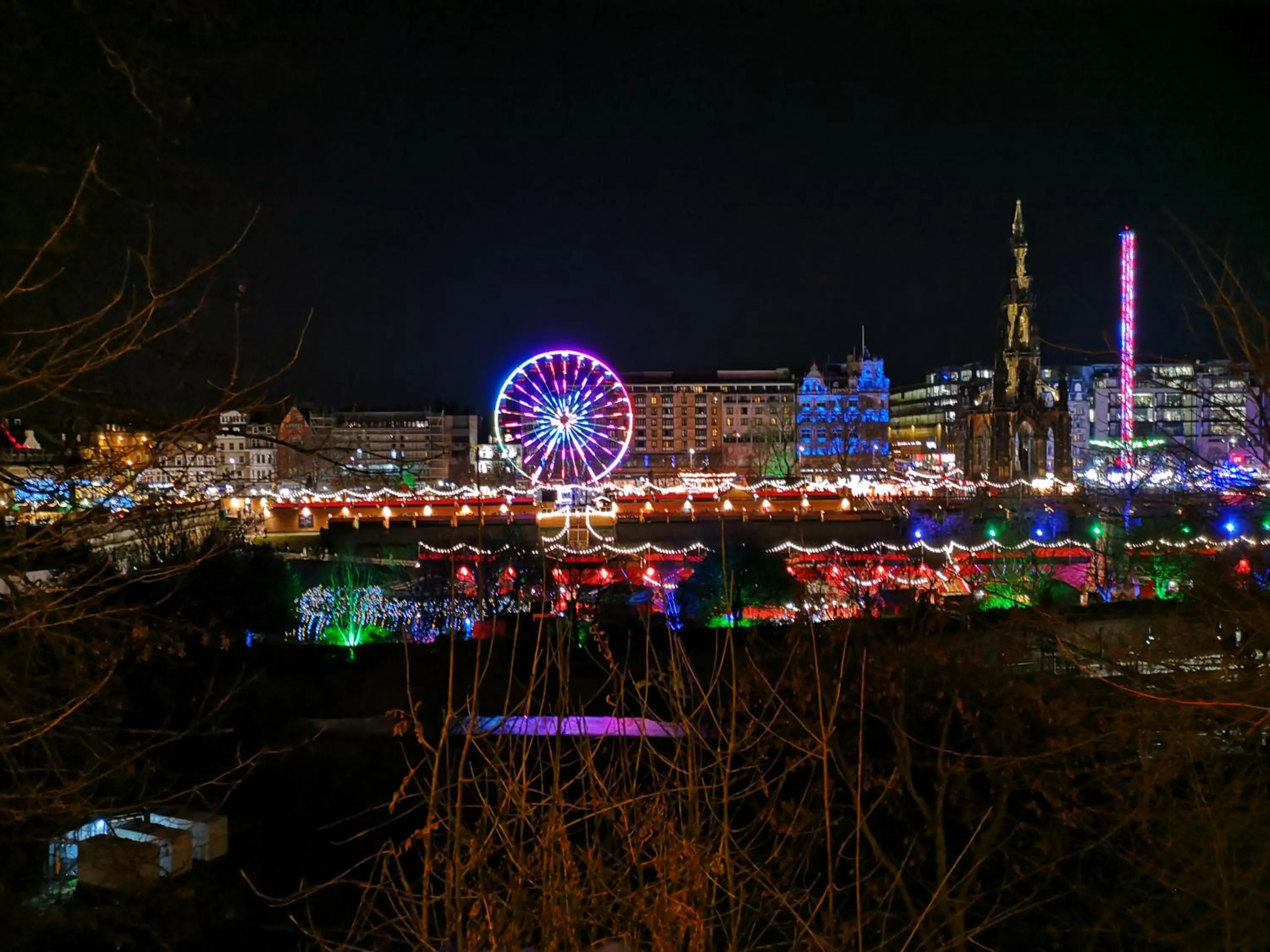 Night in Edinburgh Central Accommodation