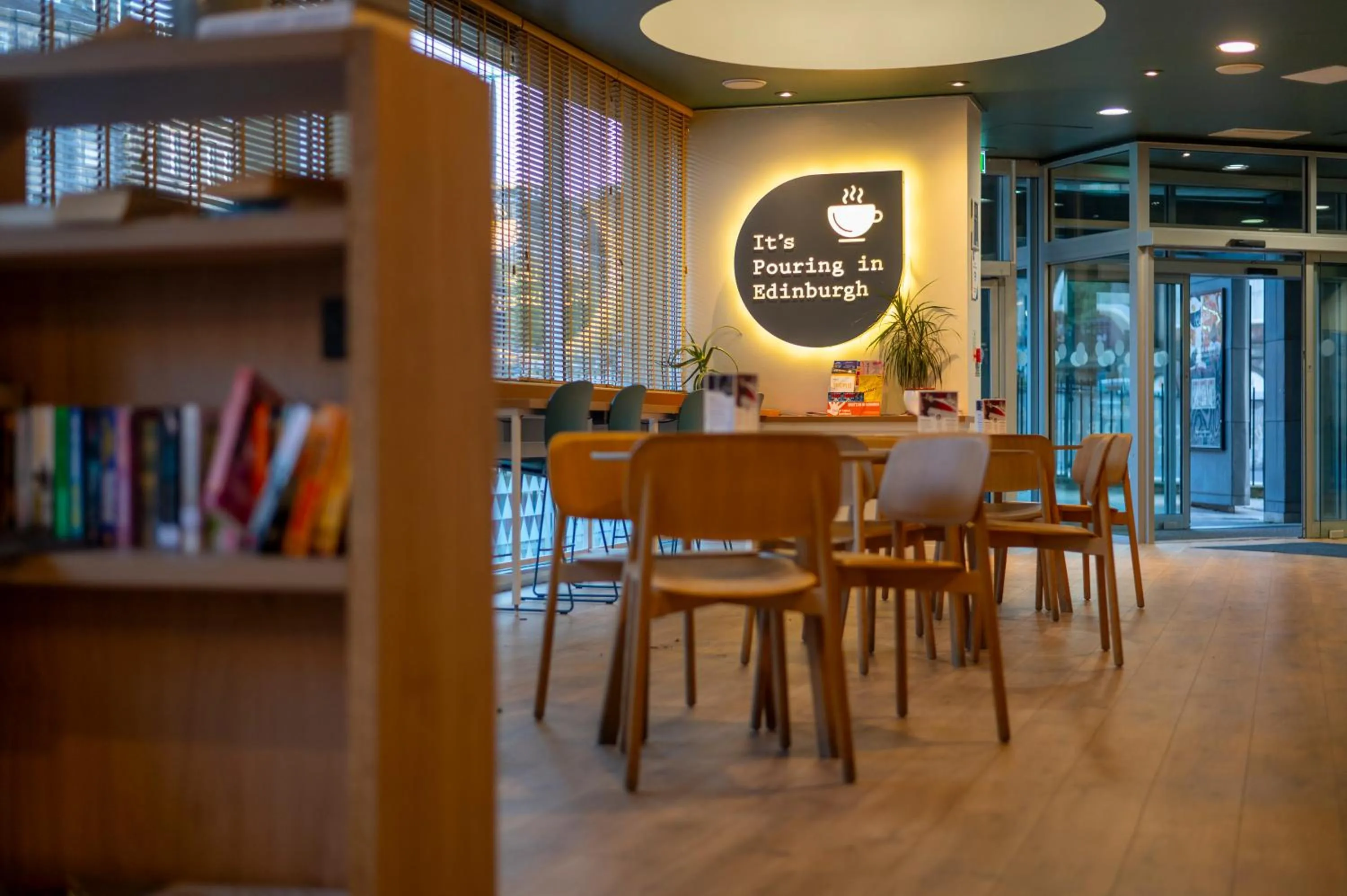 Seating area in Edinburgh Central Accommodation