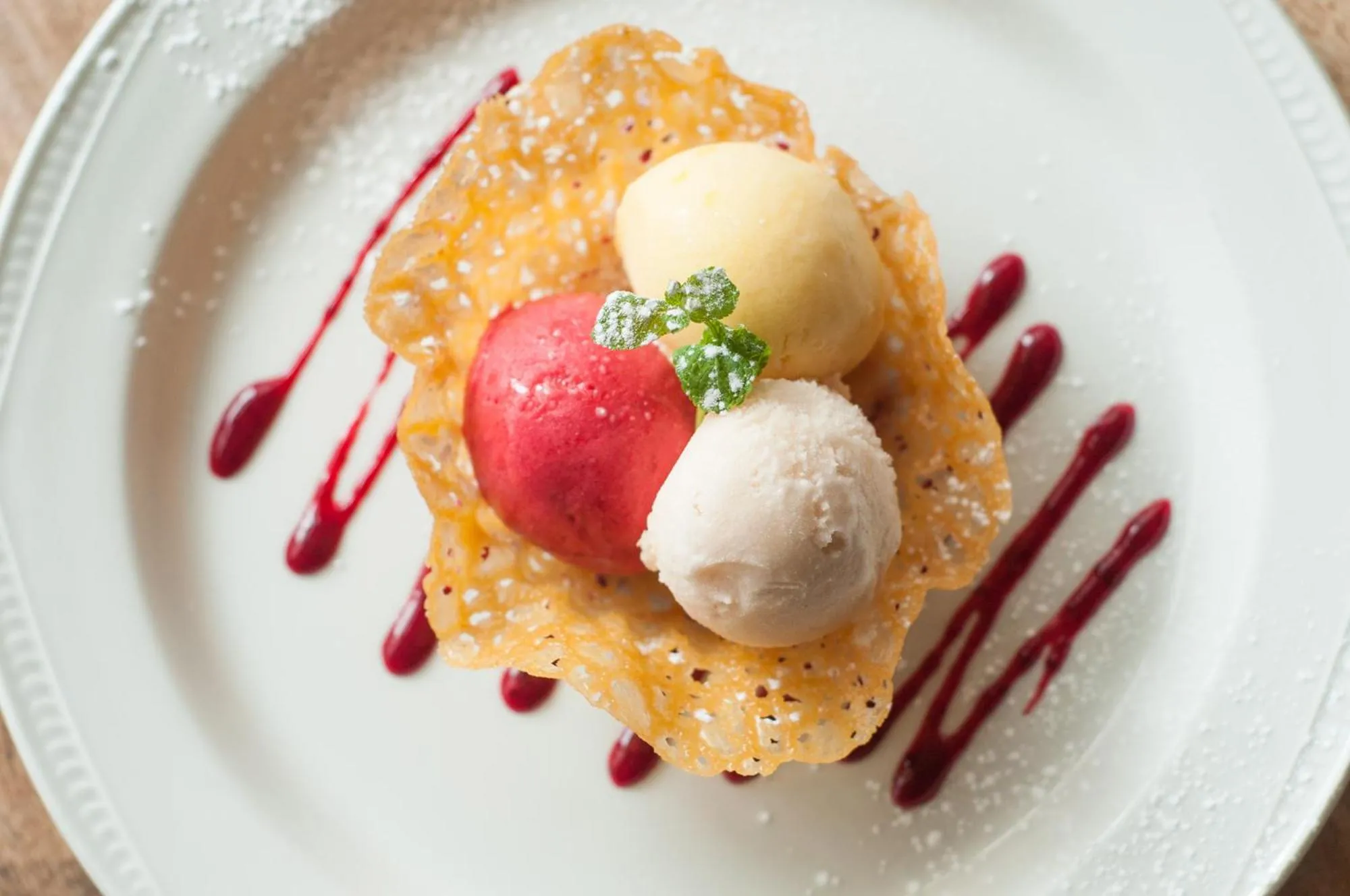Food close-up in The Manor Hotel