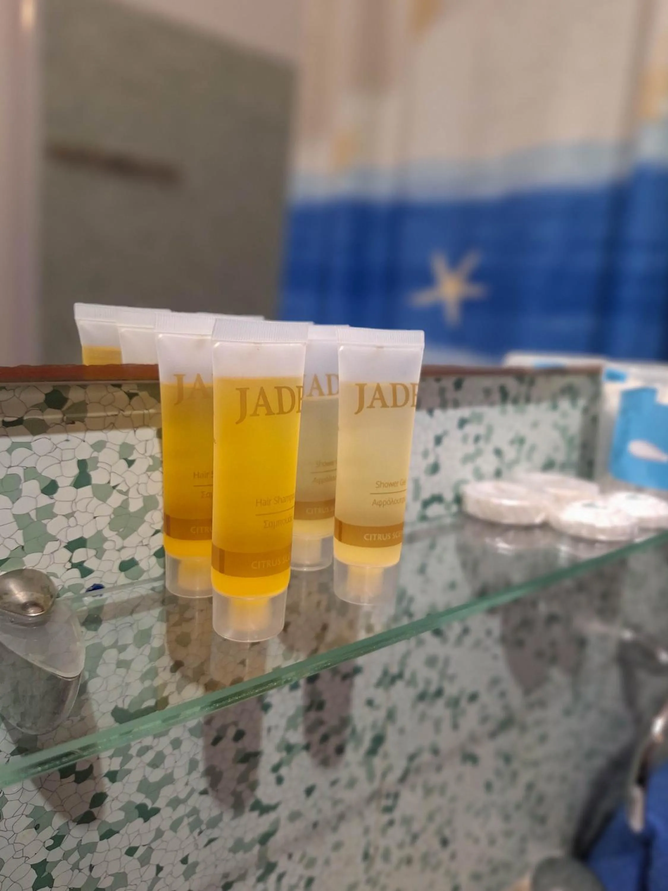 Shower in Apollonia Hotel Apartments