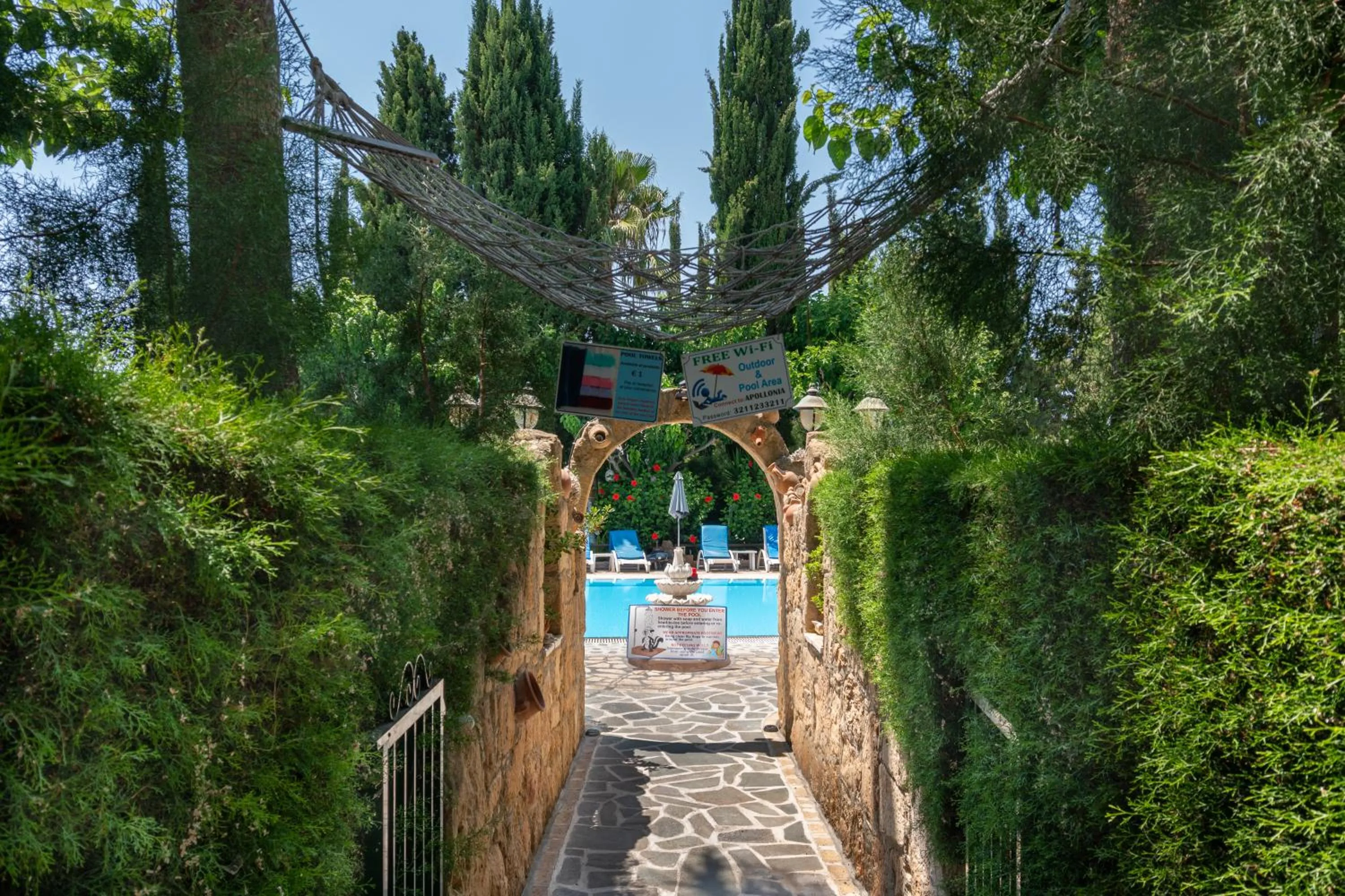 Property building in Apollonia Hotel Apartments