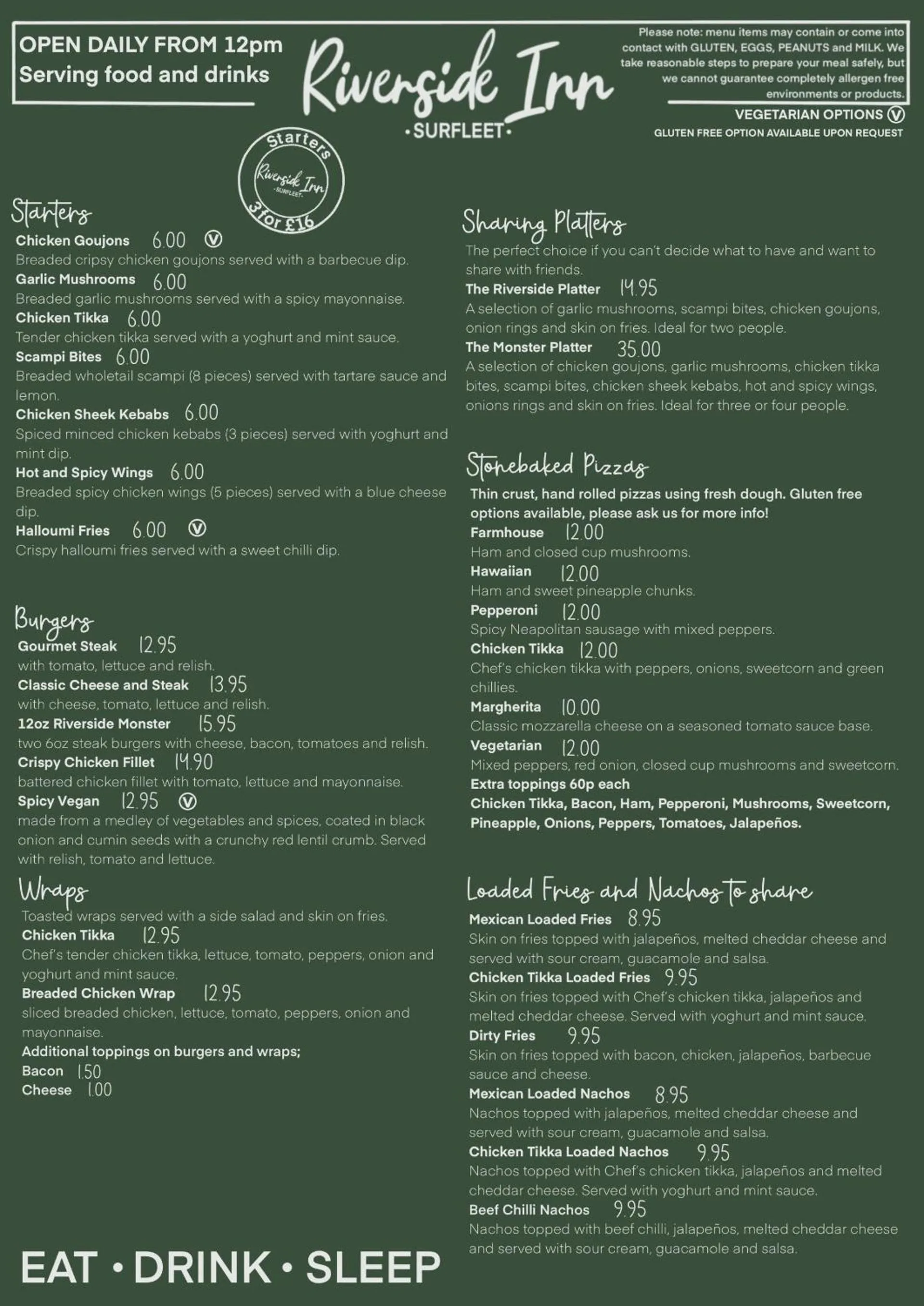 Food in The Riverside