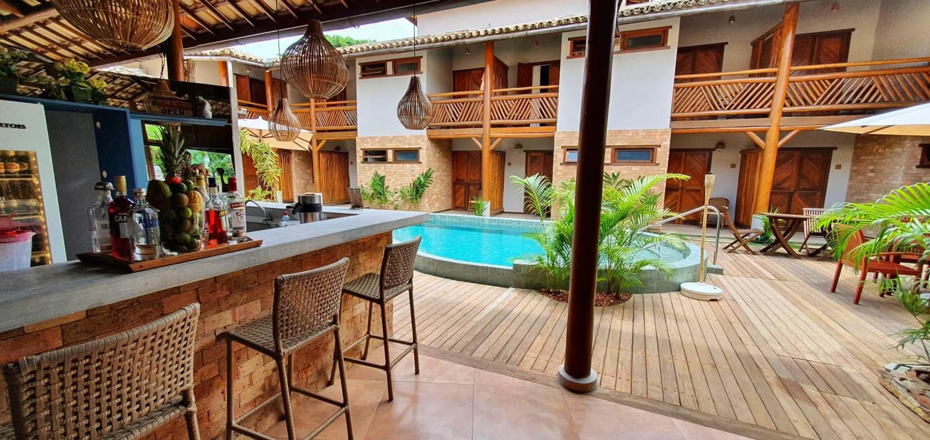 Restaurant/places to eat in Pousada Casa de Praia