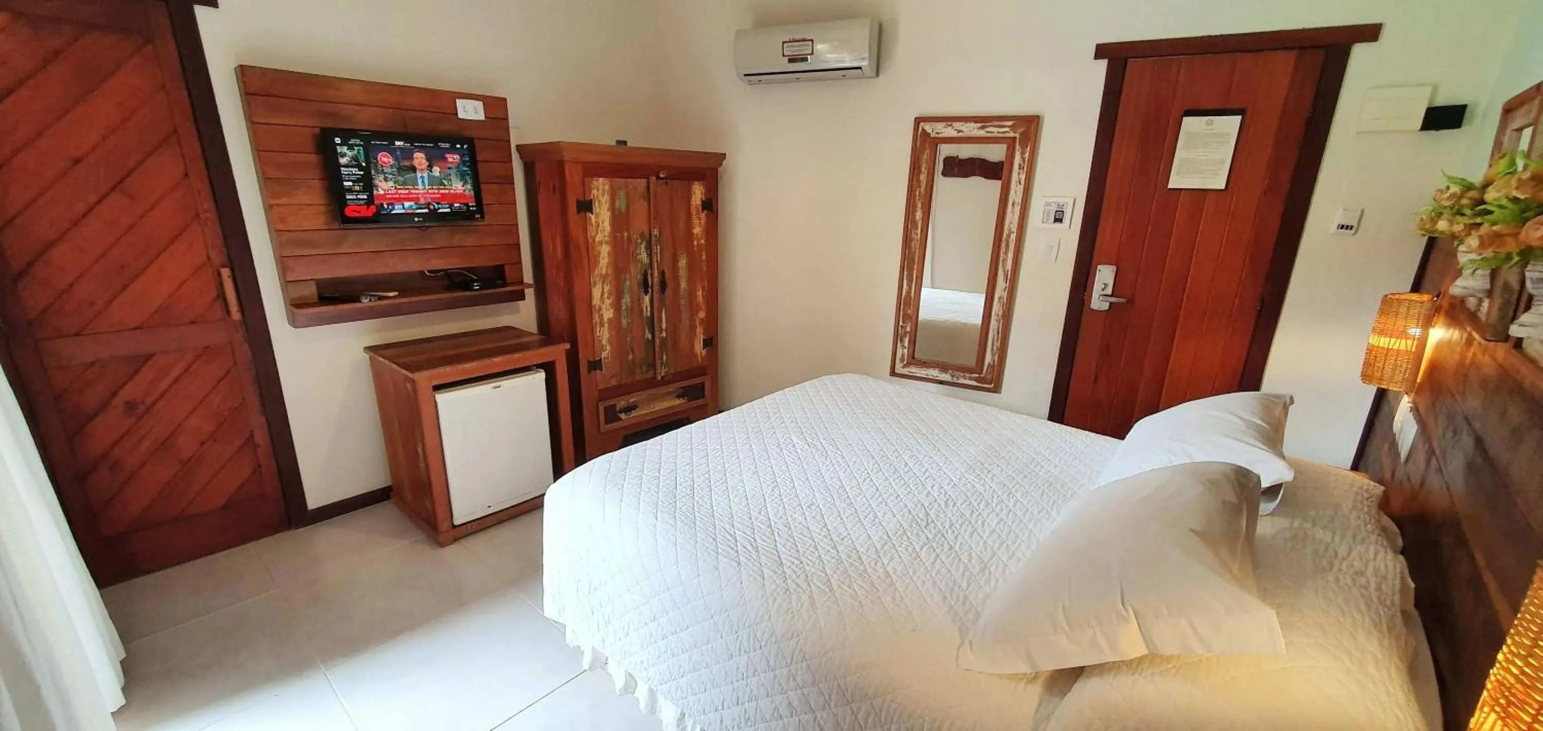 Bedroom, Bed in Pousada Casa de Praia