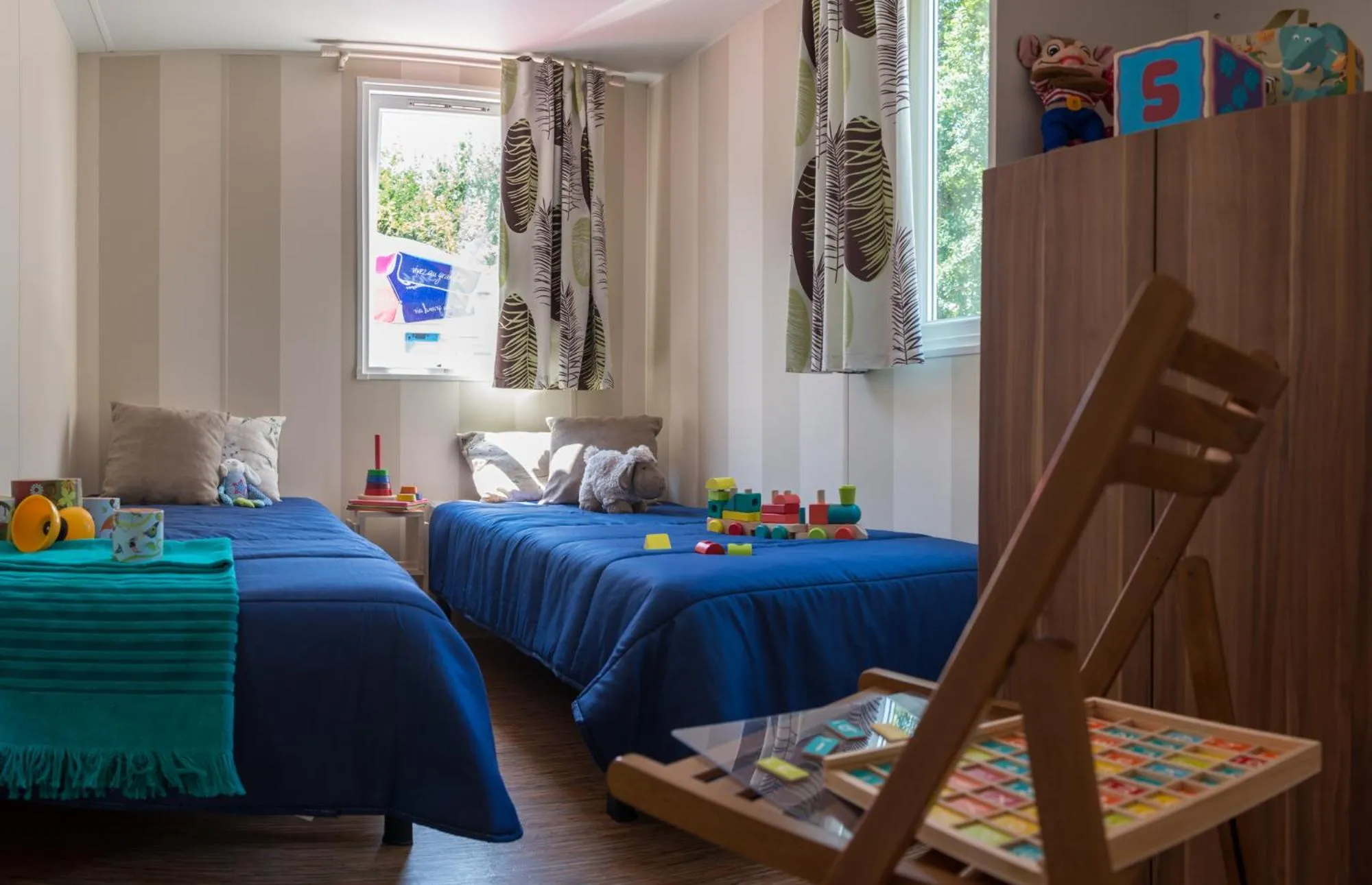 Bedroom, Bed in Camping Officiel Siblu Les Rives de Condrieu