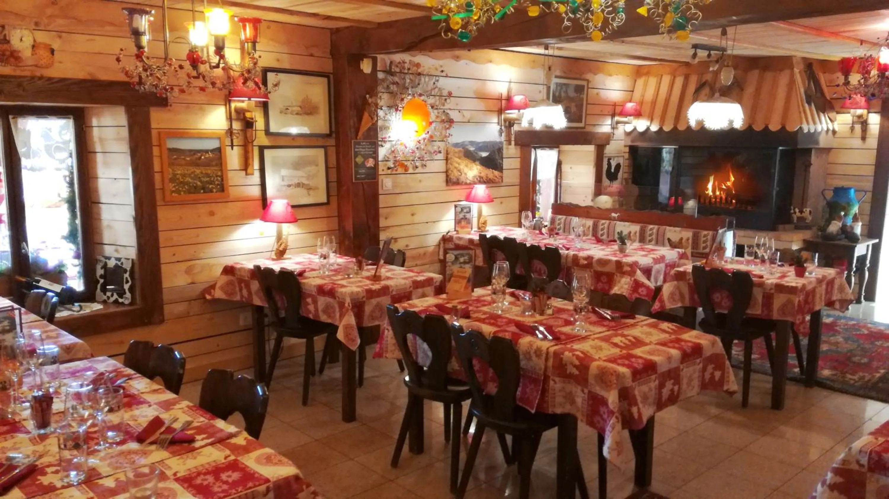 Dining area in Auberge De Liezey