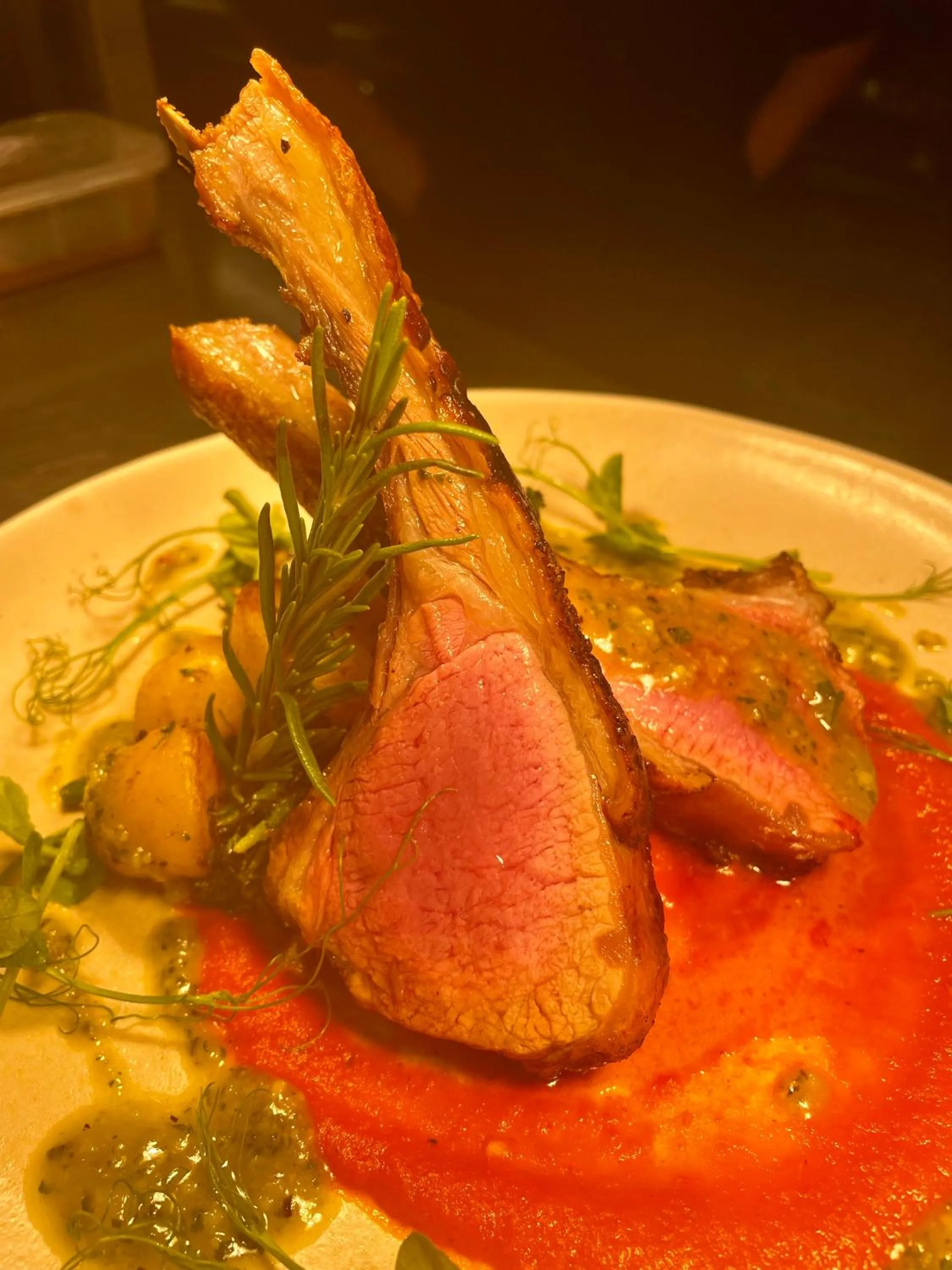 Food close-up in The Abbey Hotel