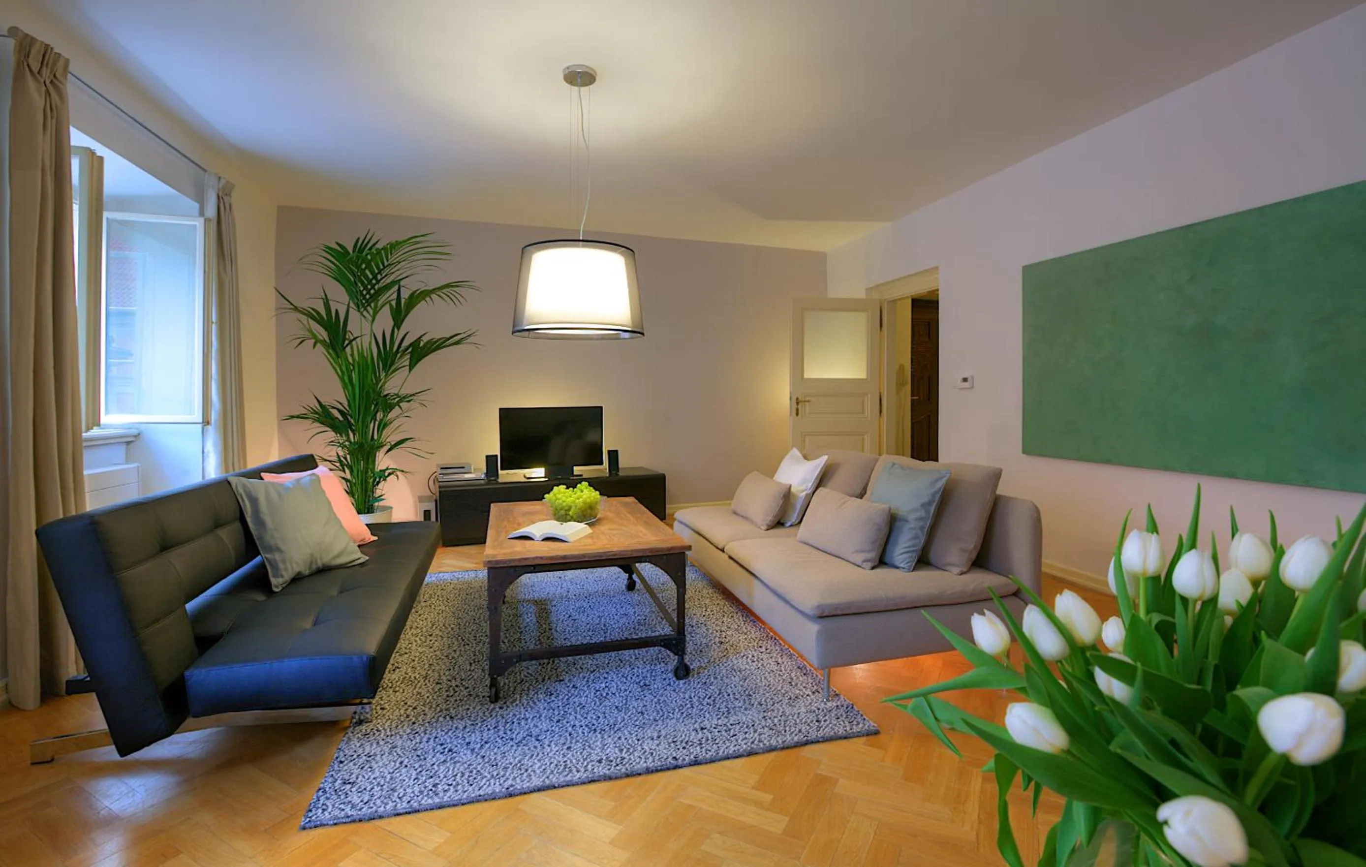 Living room in U Kapra Apartments