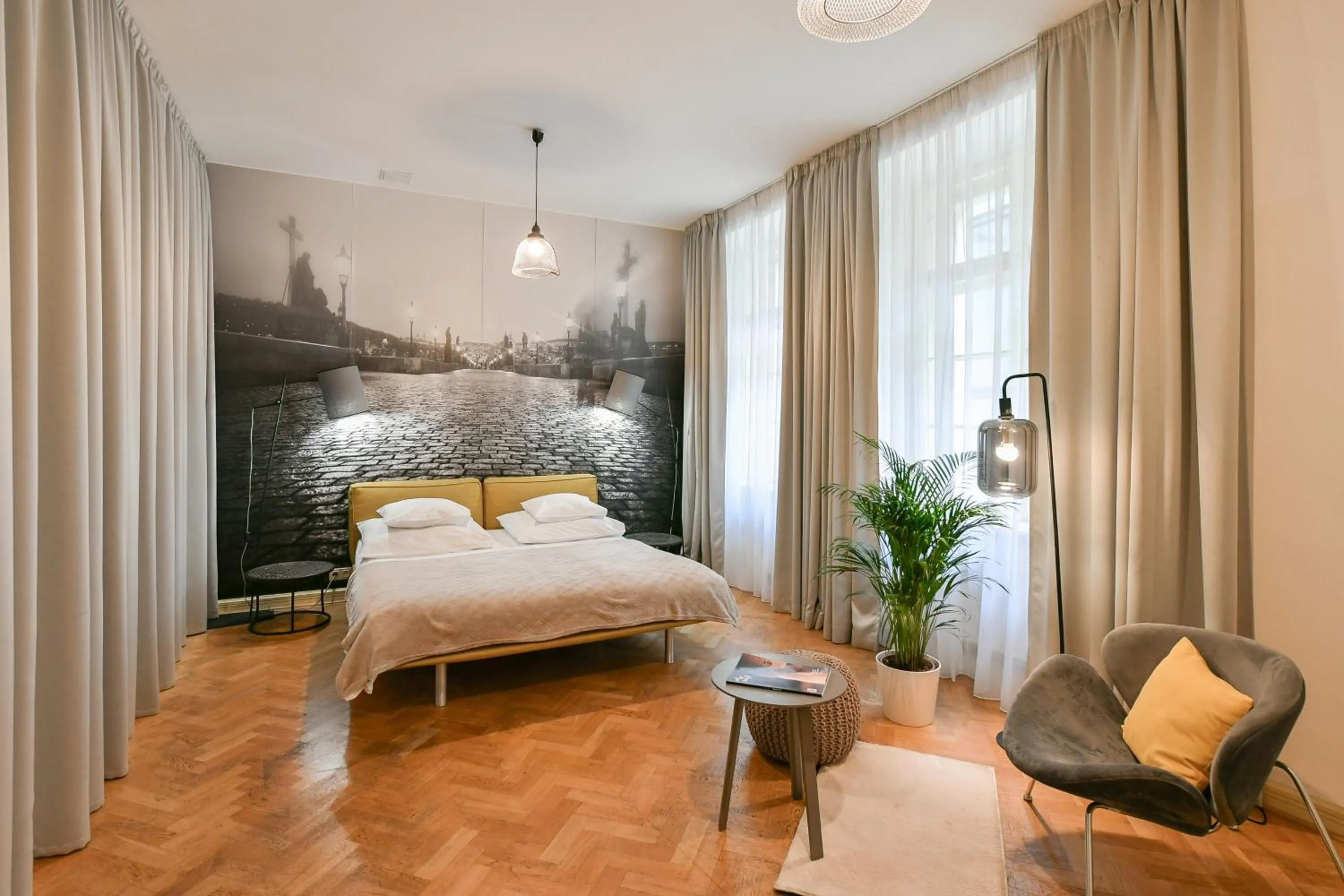 Bed in U Kapra Apartments