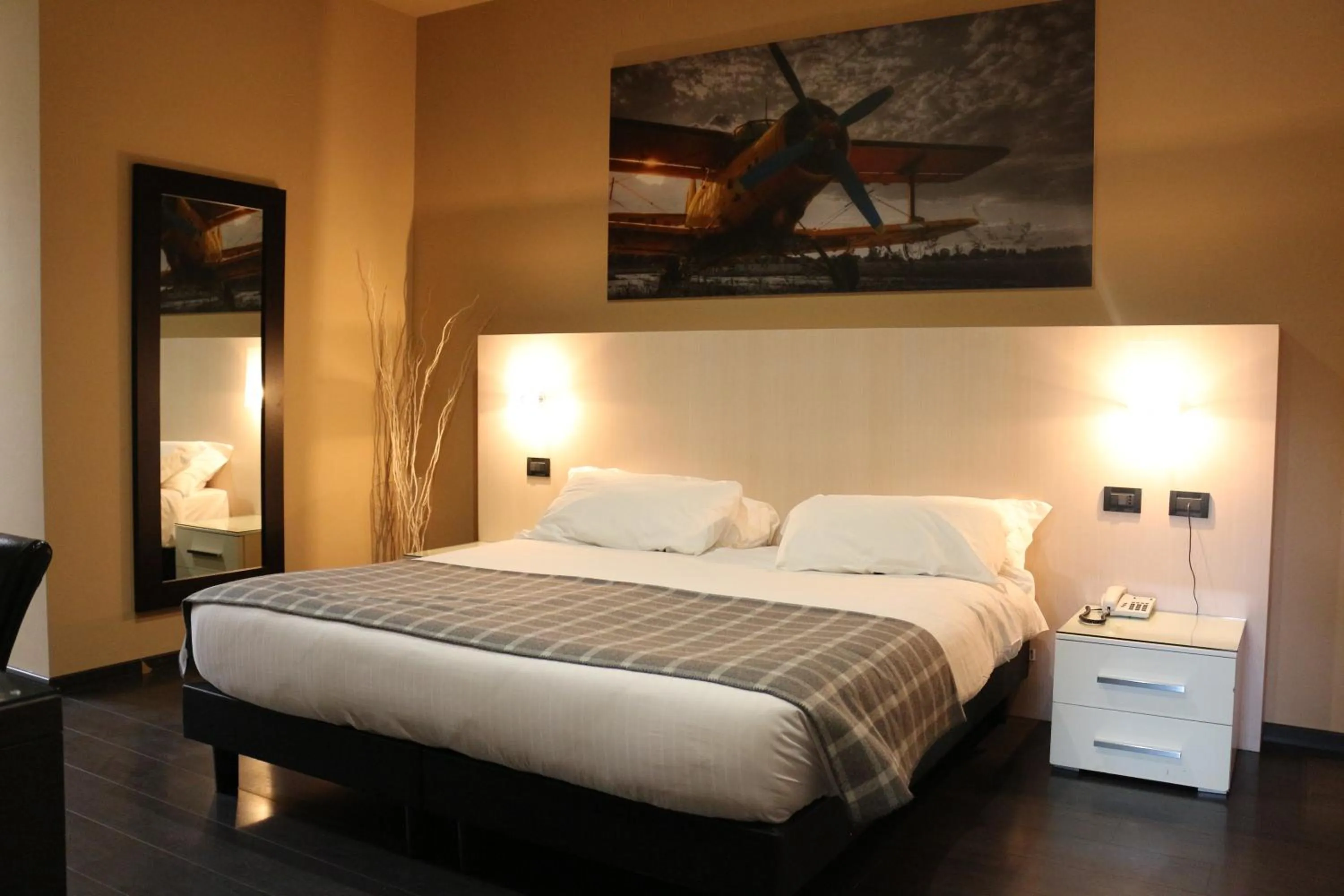 Bed in Hotel Garibaldi