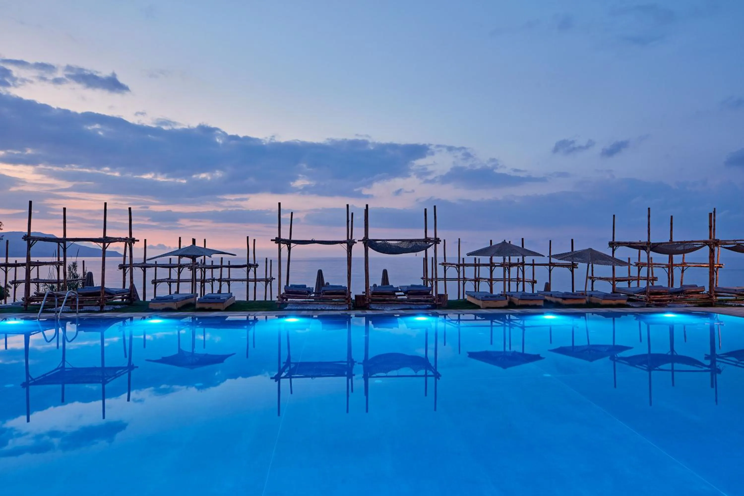 Swimming pool in La Mer Resort Spa Crete