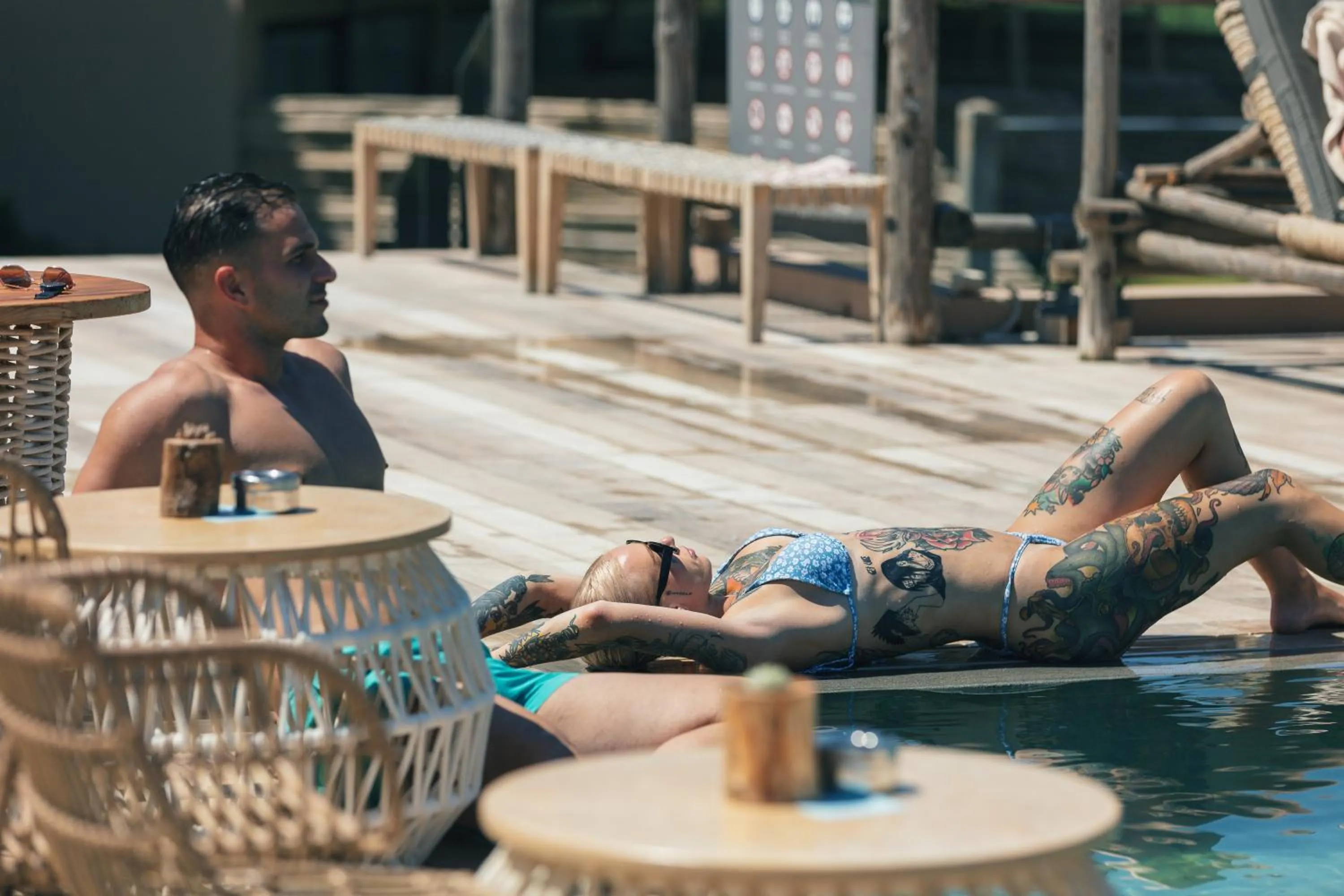 People in La Mer Resort Spa Crete