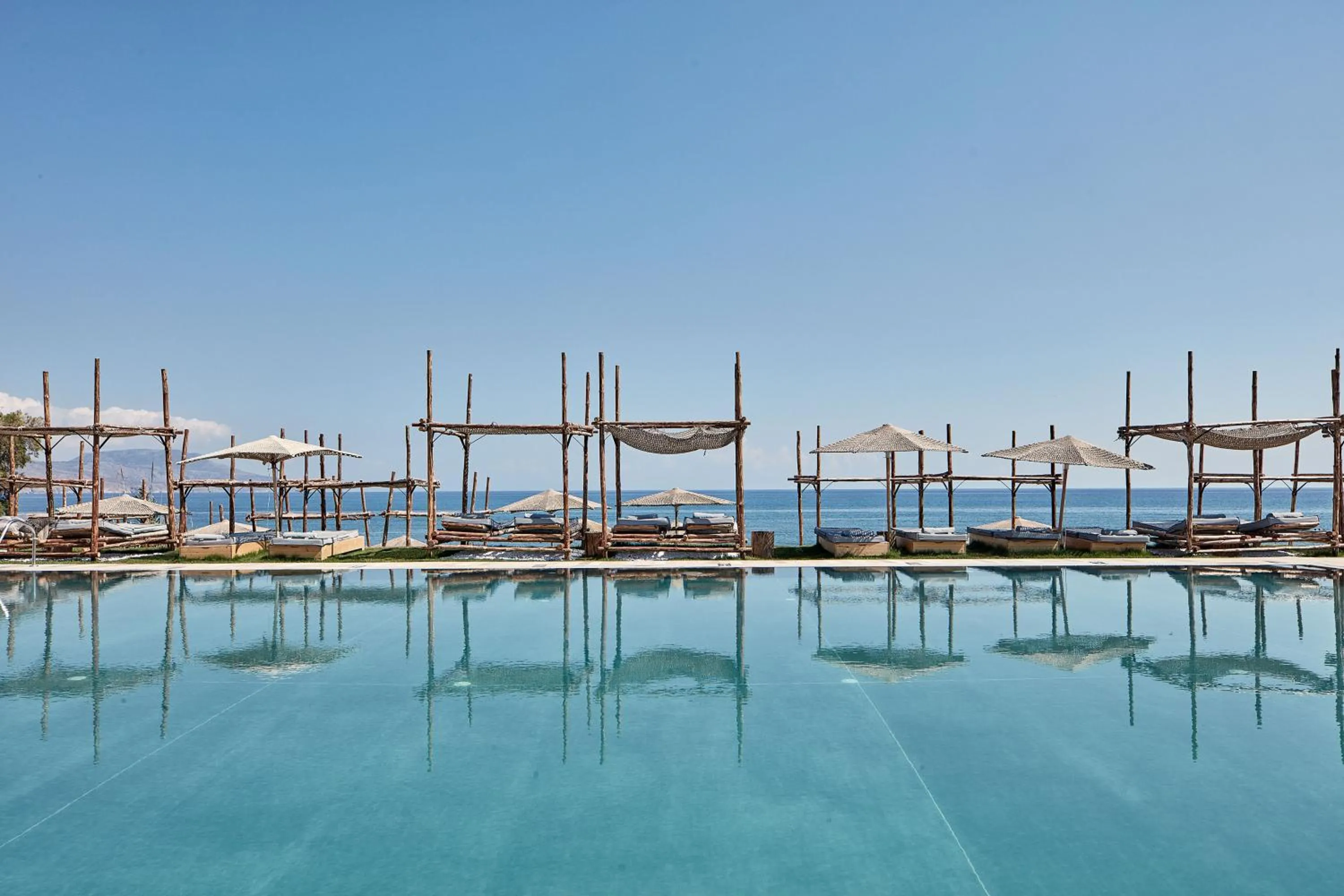 Swimming pool in La Mer Resort Spa Crete