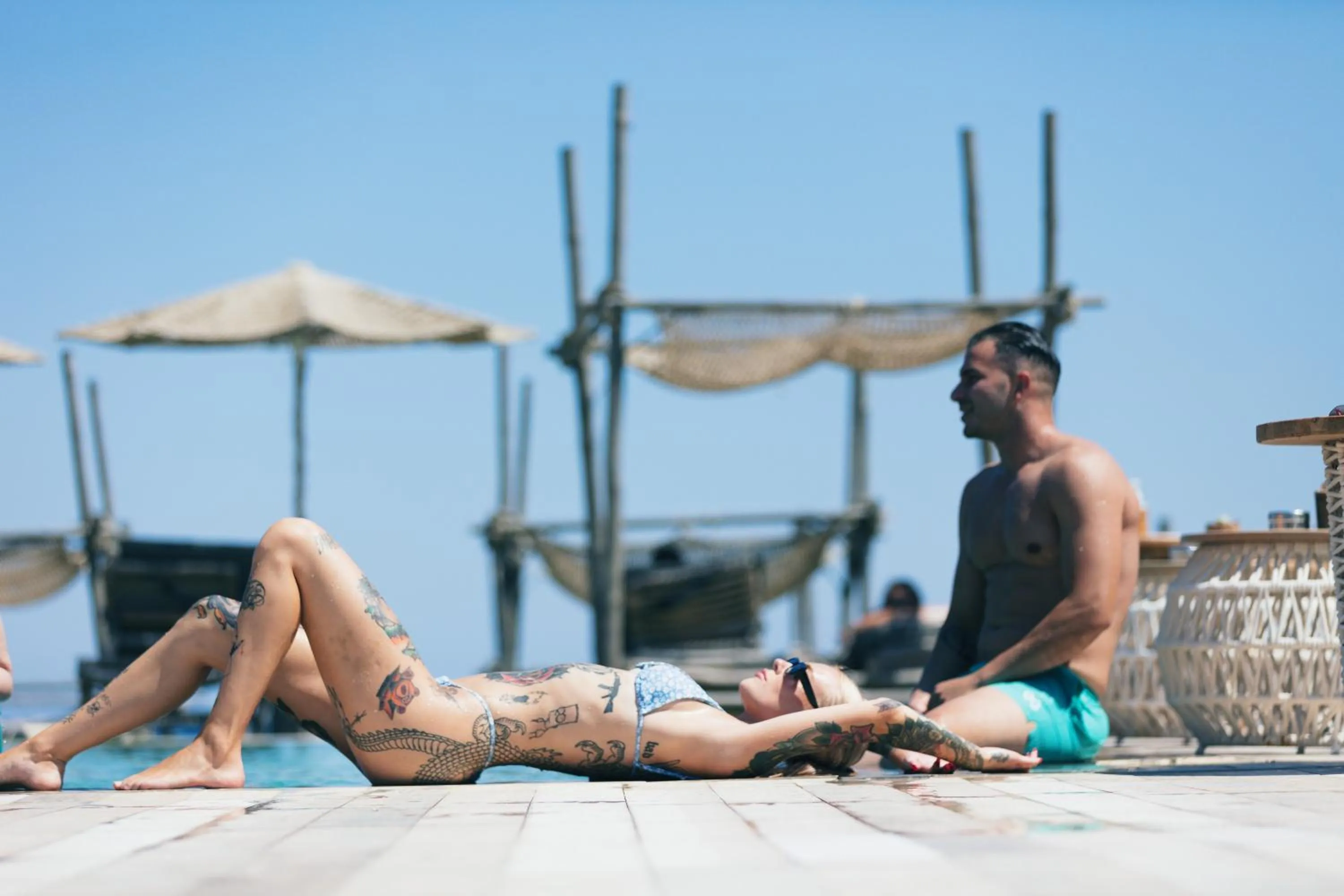 People in La Mer Resort Spa Crete