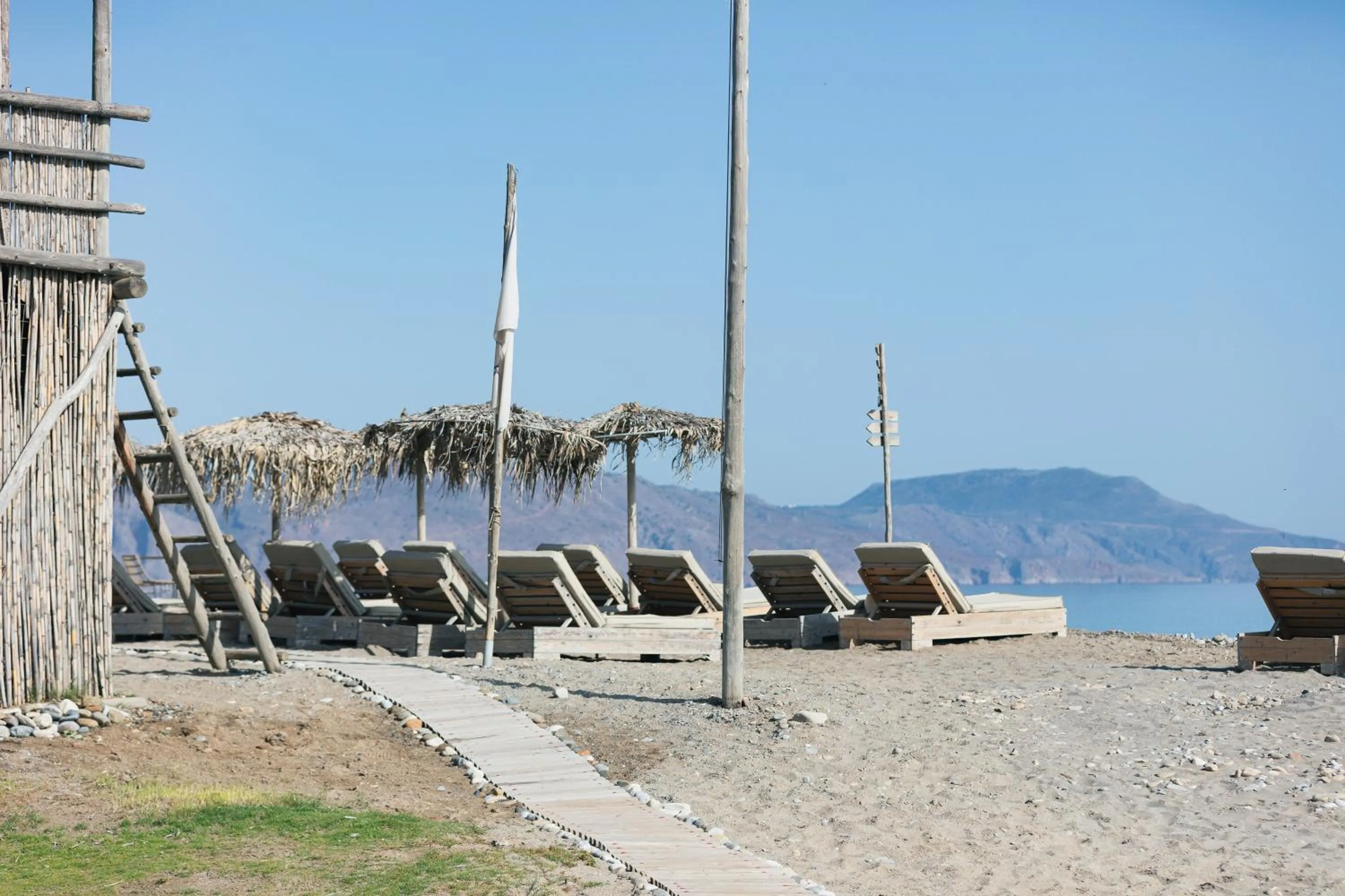 Beach in La Mer Resort Spa Crete