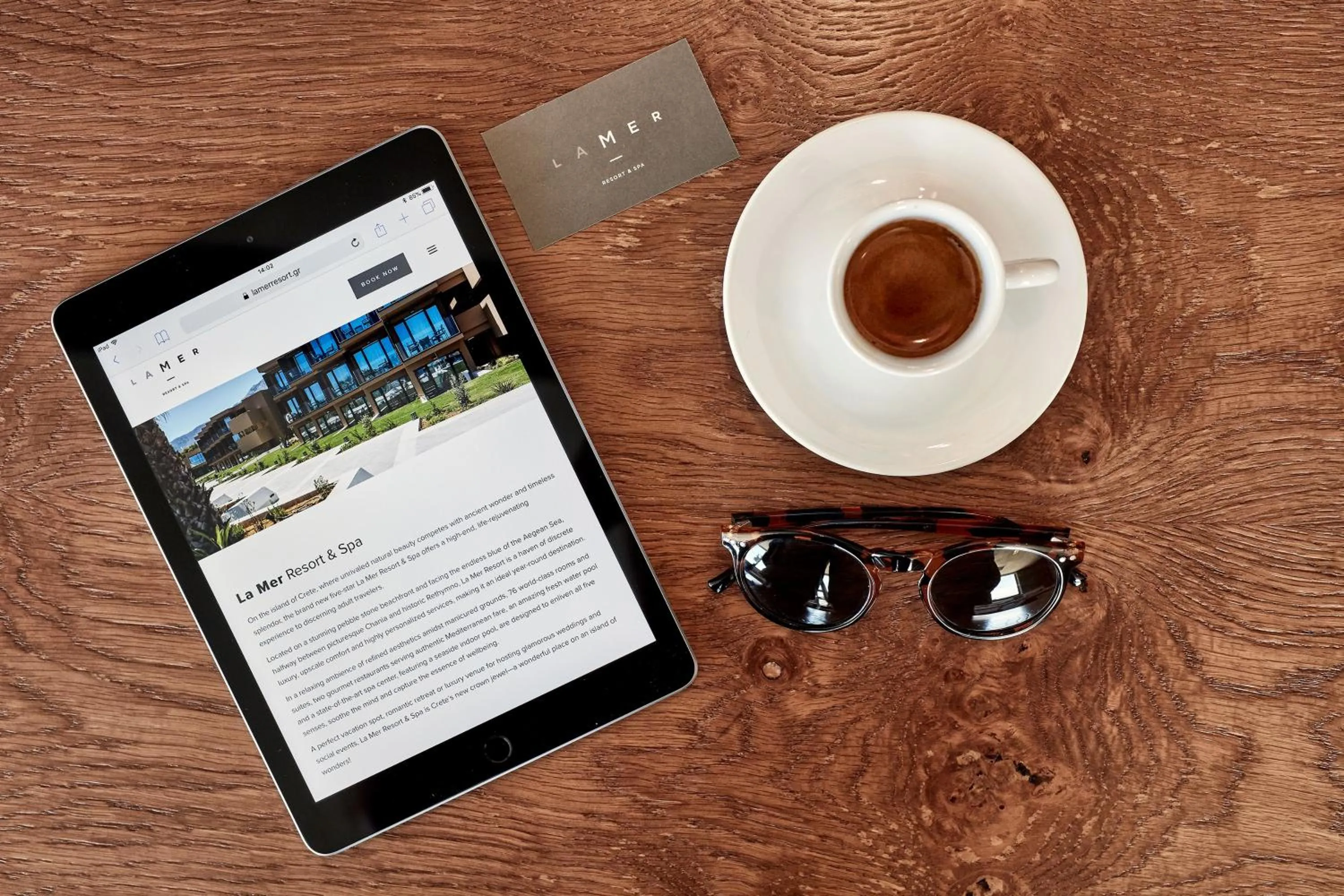 Decorative detail in La Mer Resort Spa Crete