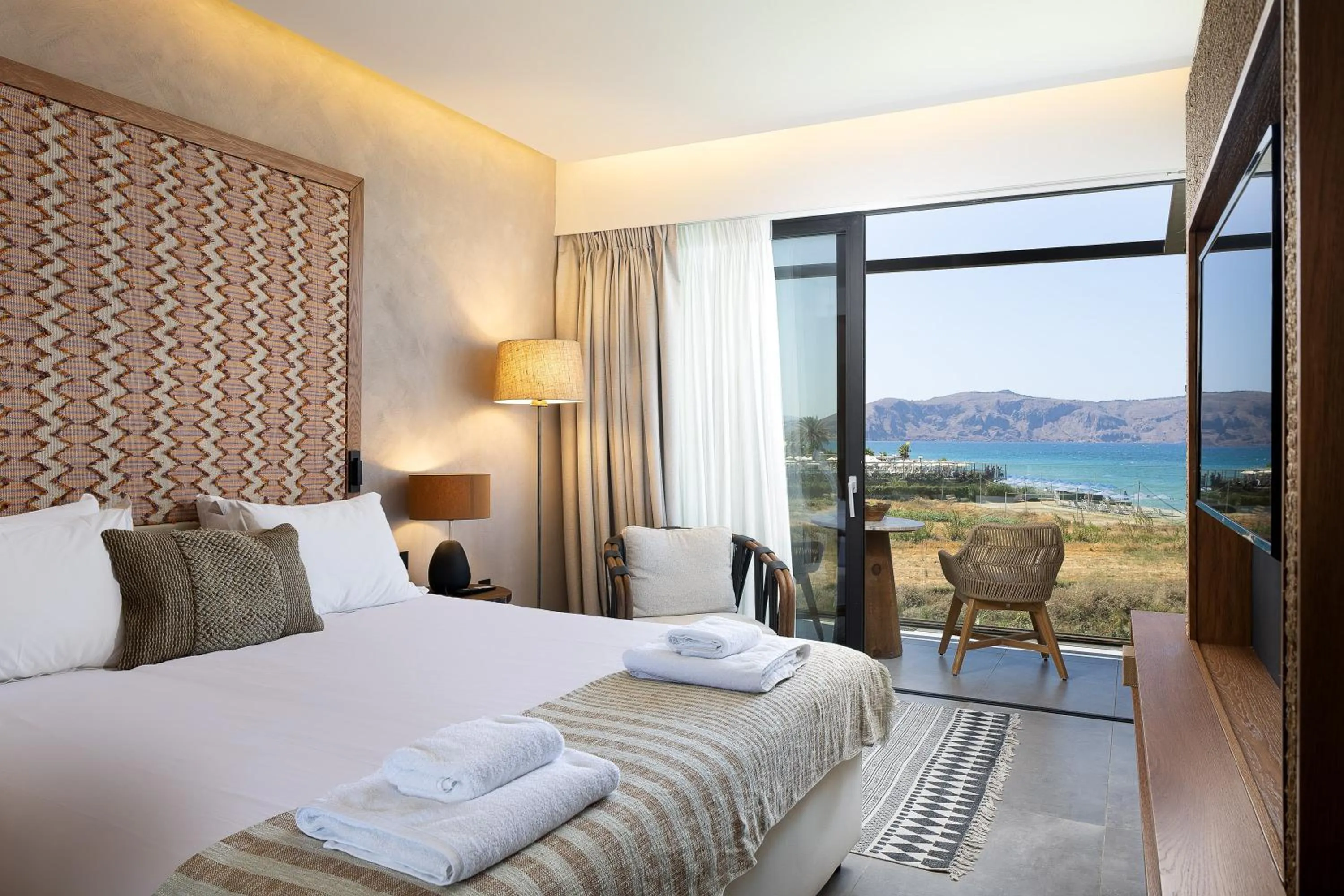 Photo of the whole room, Bed in La Mer Resort Spa Crete