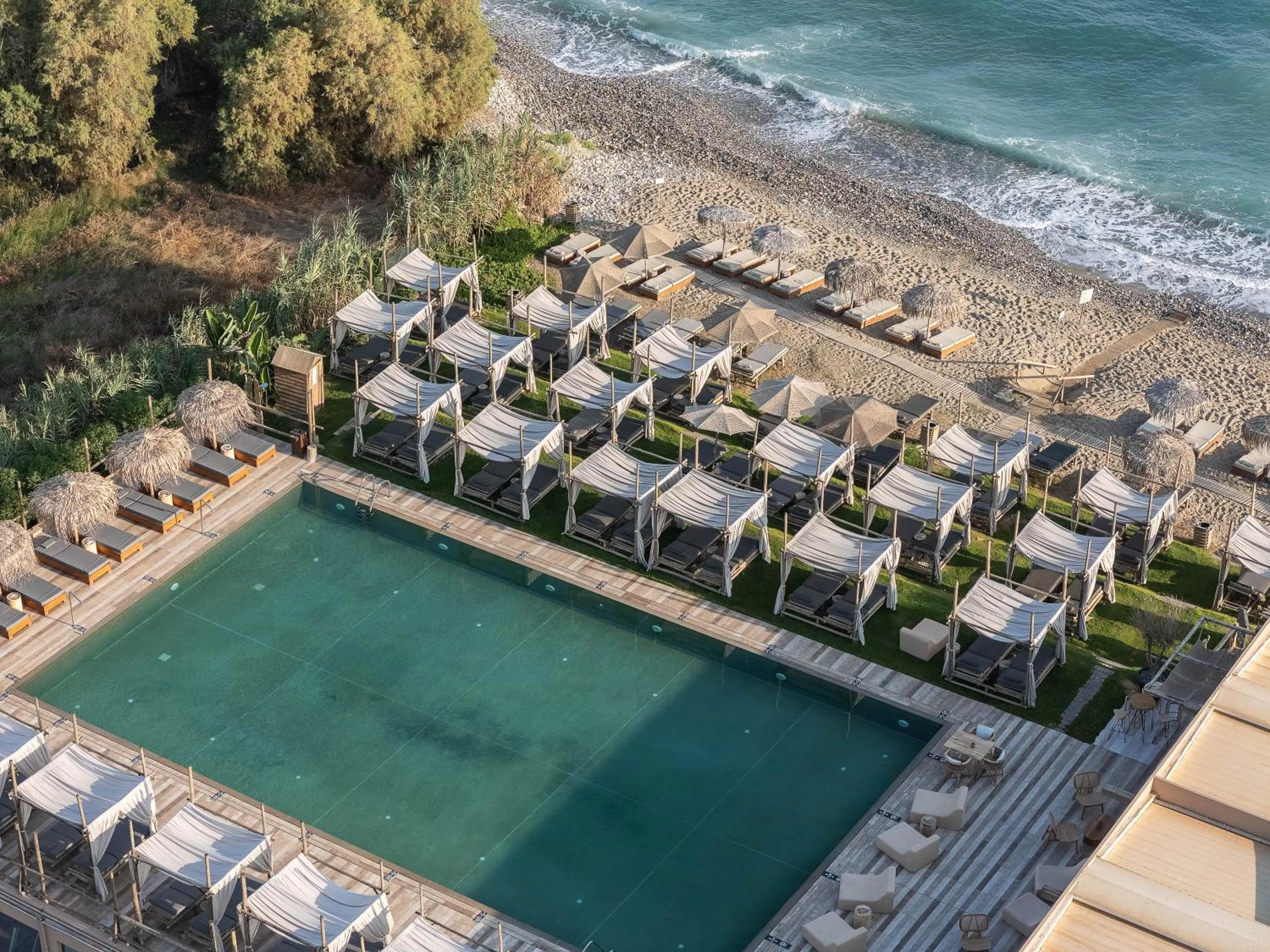 Swimming pool in La Mer Resort Spa Crete