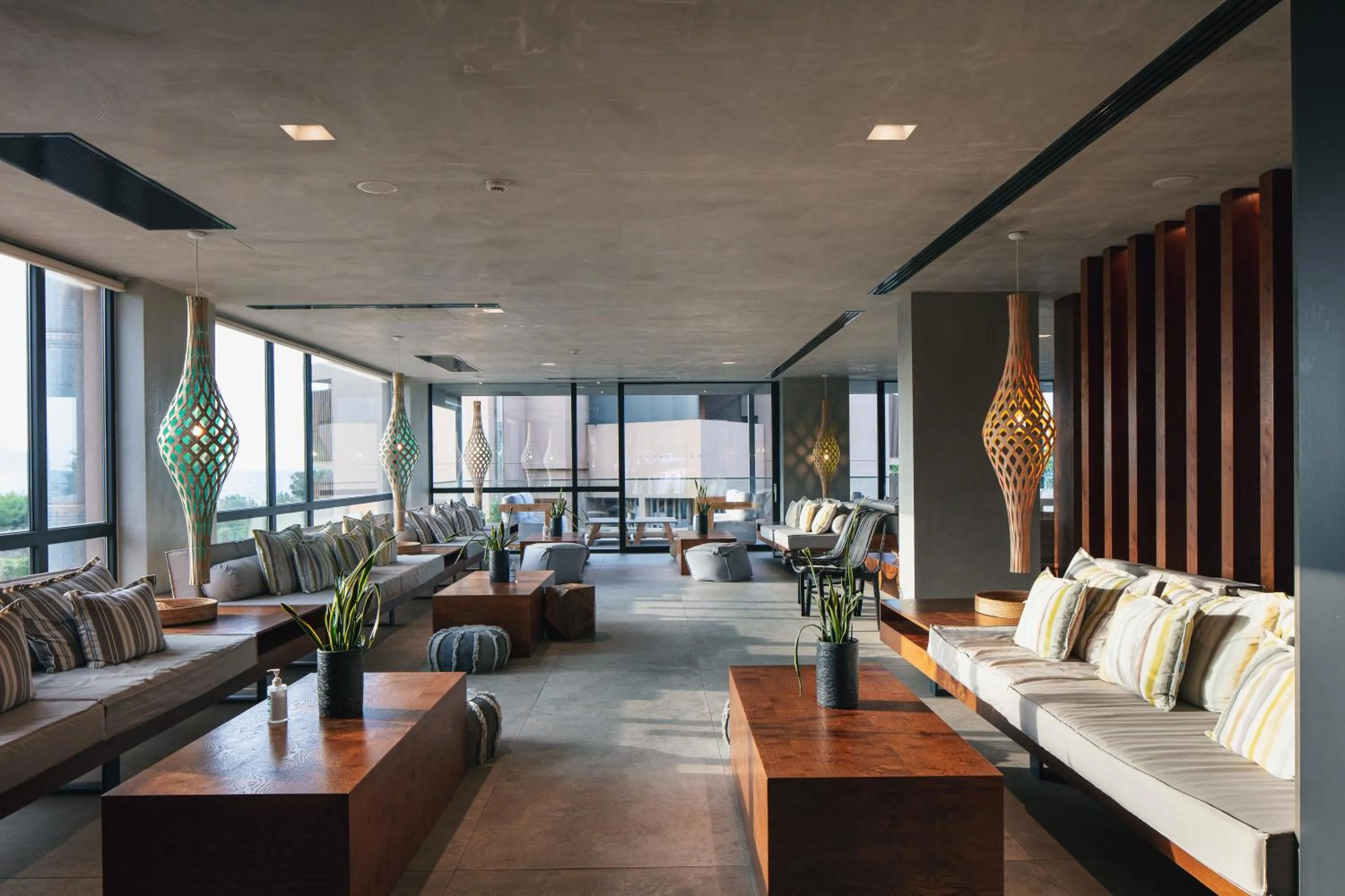 Lounge or bar in La Mer Resort Spa Crete