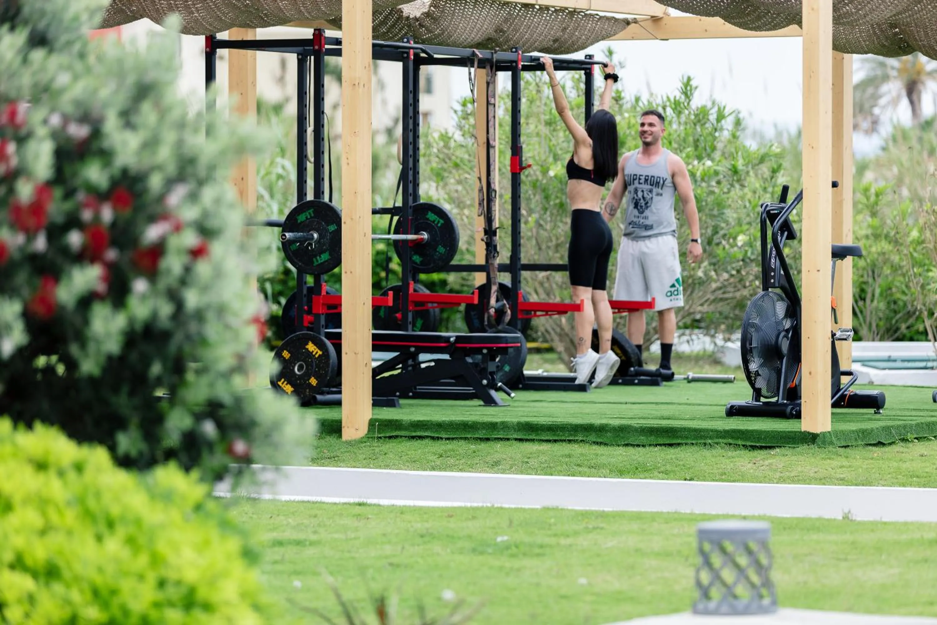 Fitness centre/facilities in La Mer Resort Spa Crete