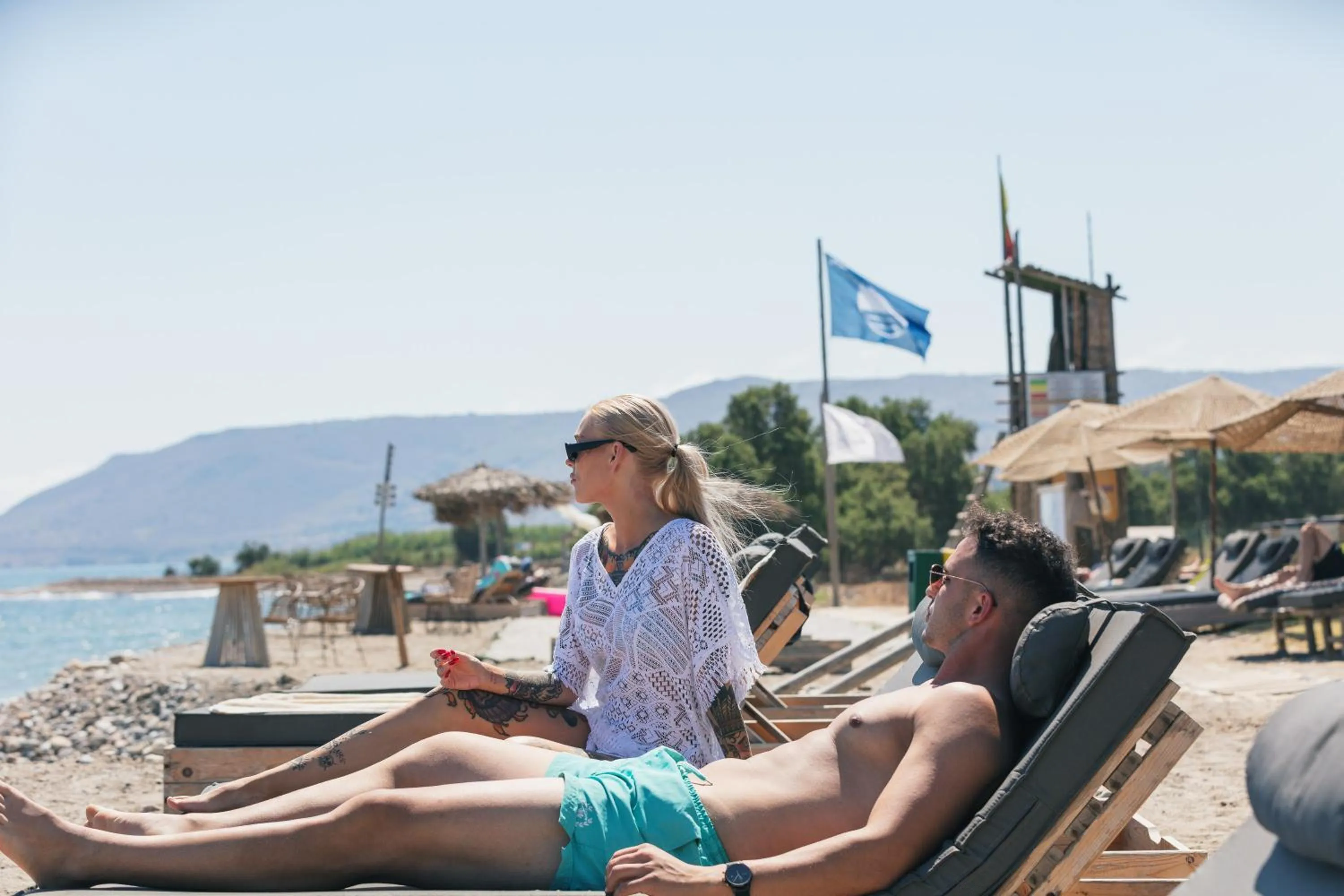 People in La Mer Resort Spa Crete