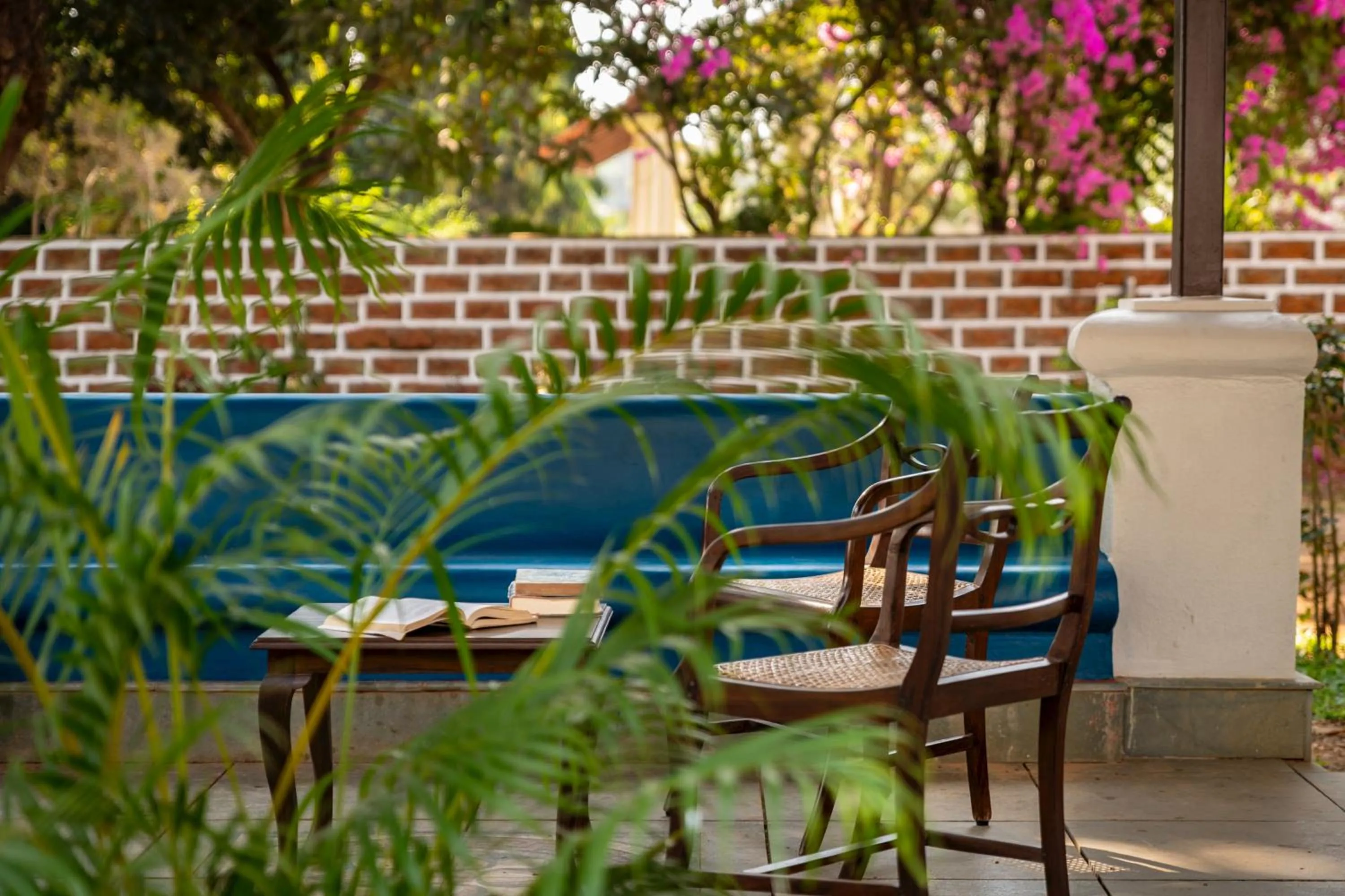 Seating area in The Postcard Cuelim, Goa