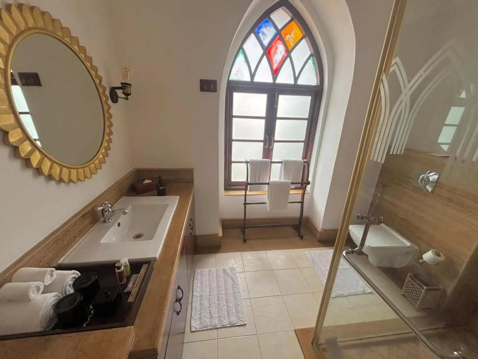 Bathroom in The Postcard Cuelim, Goa