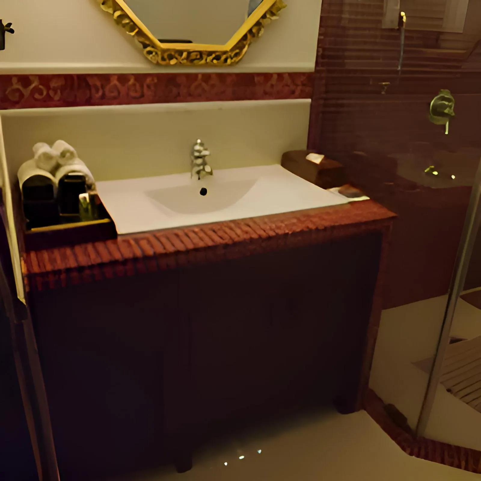 Bathroom in The Postcard Cuelim, Goa