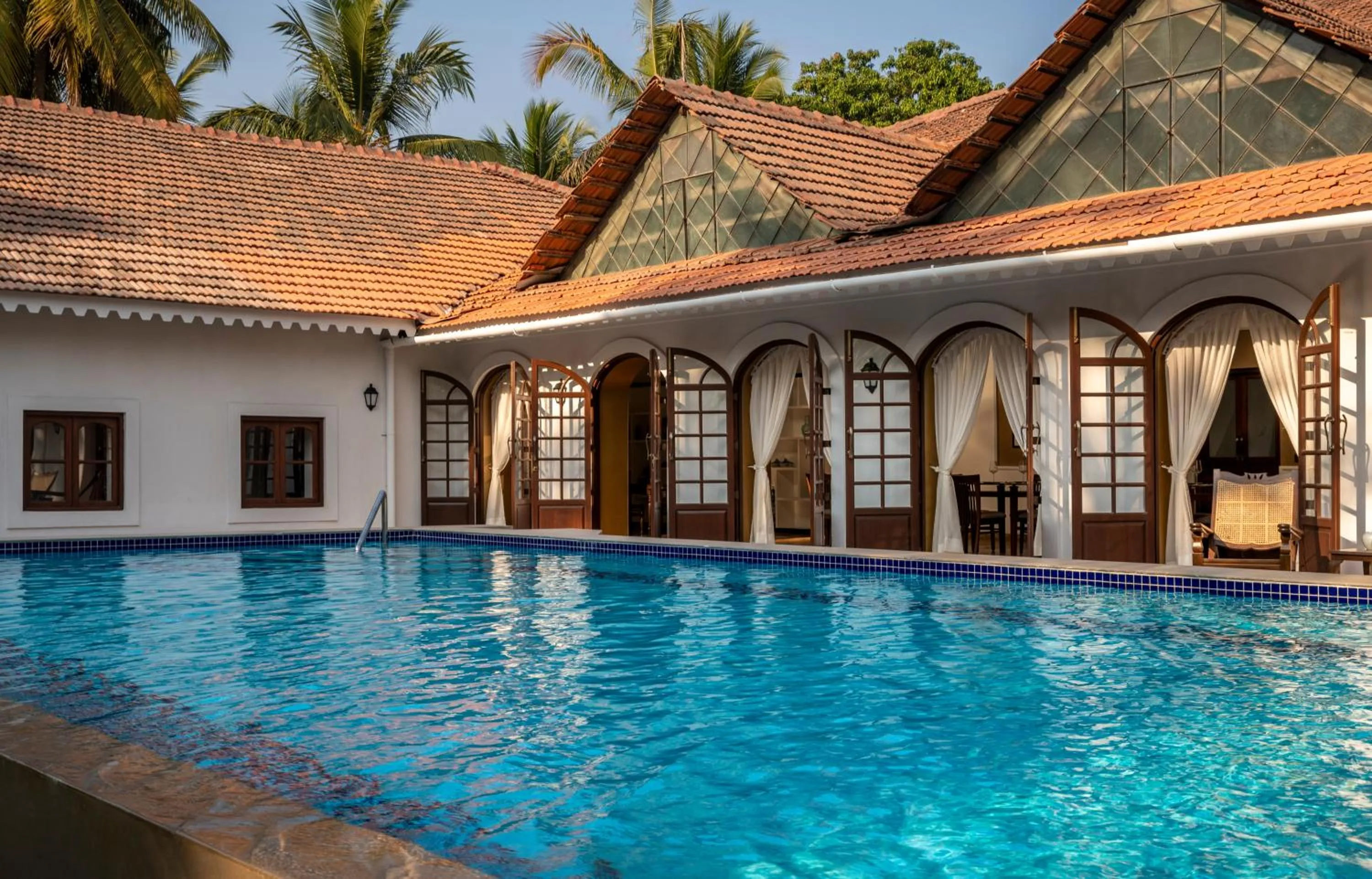 Swimming pool in The Postcard Cuelim, Goa
