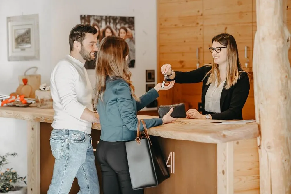 Lobby or reception in Hotel Aurai