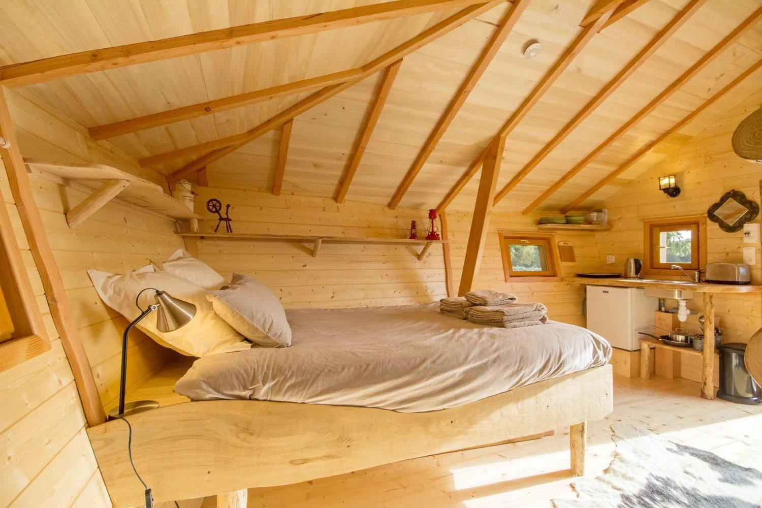 Bed in Les Jardins de Coët-Kra