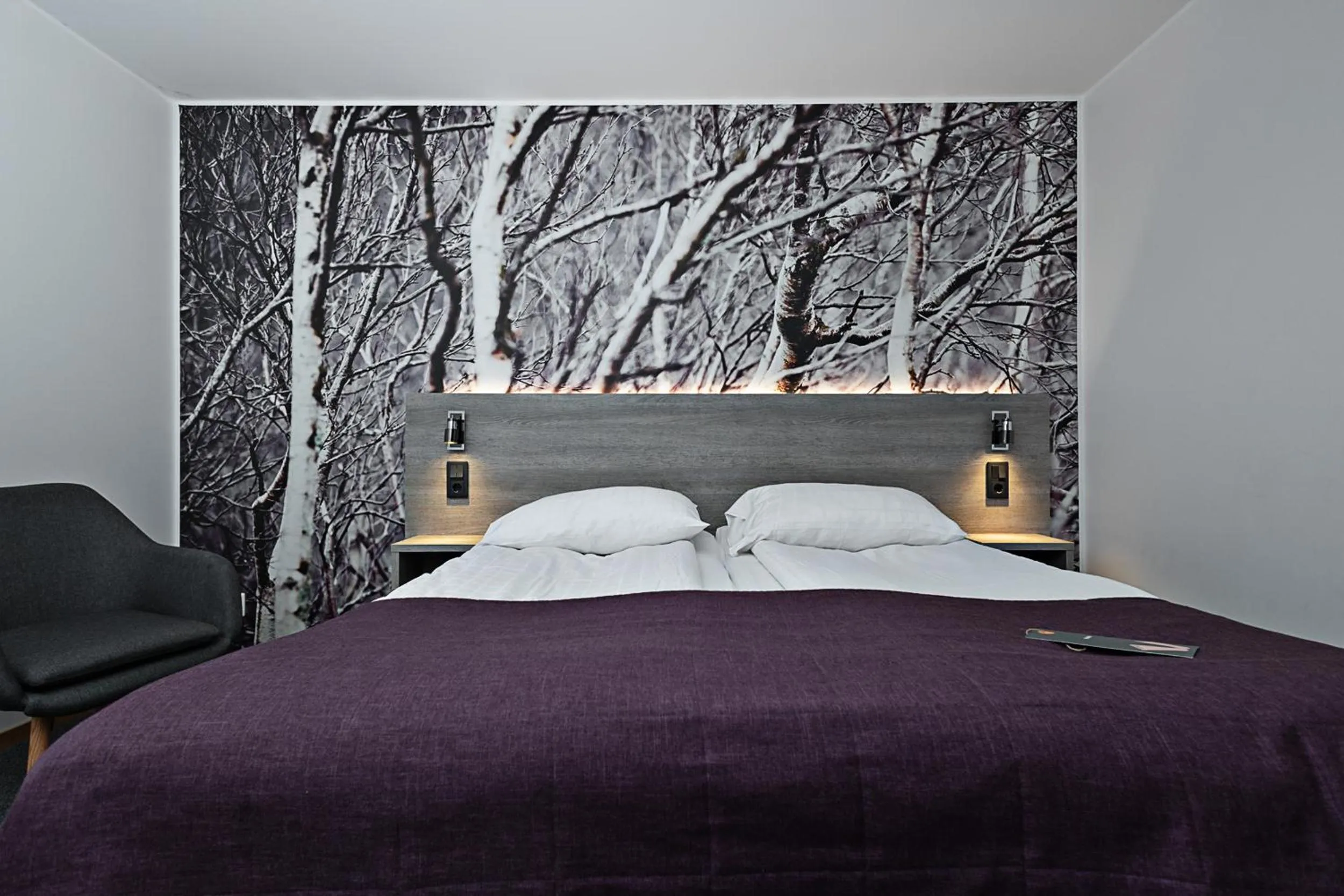 Bed in Comfort Hotel Umeå City