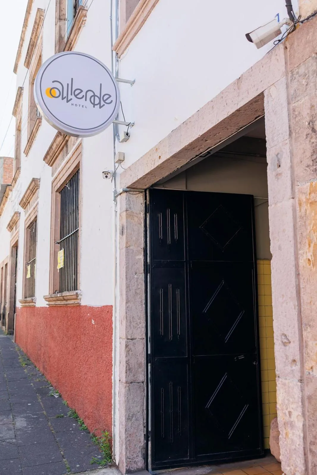 Facade/entrance in Hotel Allende Morelia