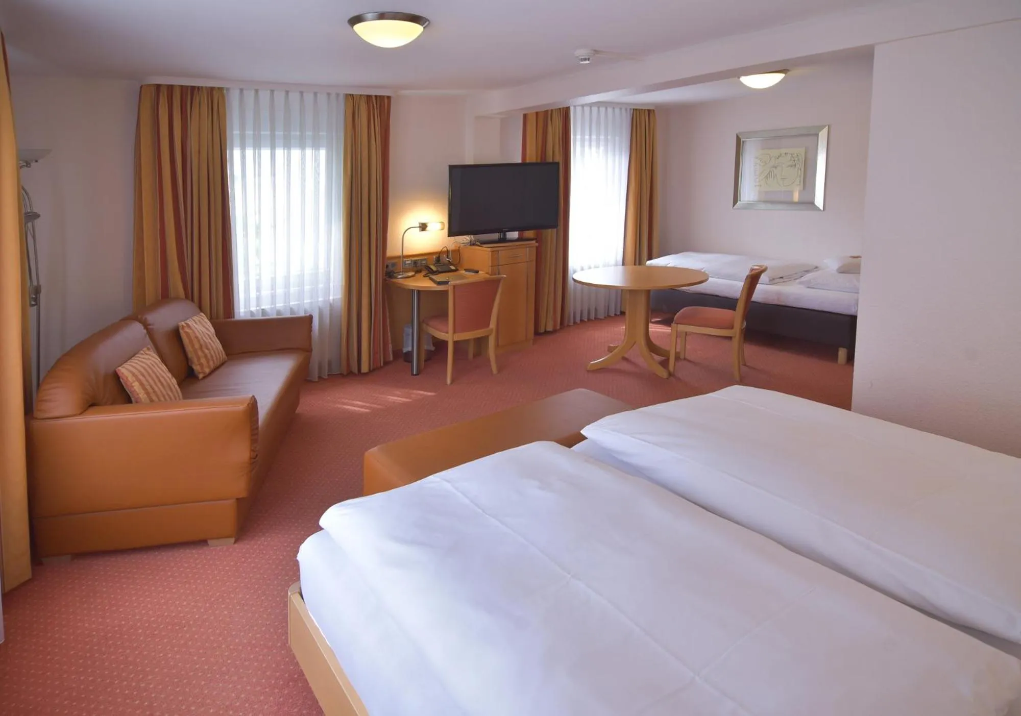 Bed in Hotel - Restaurant Hirsch