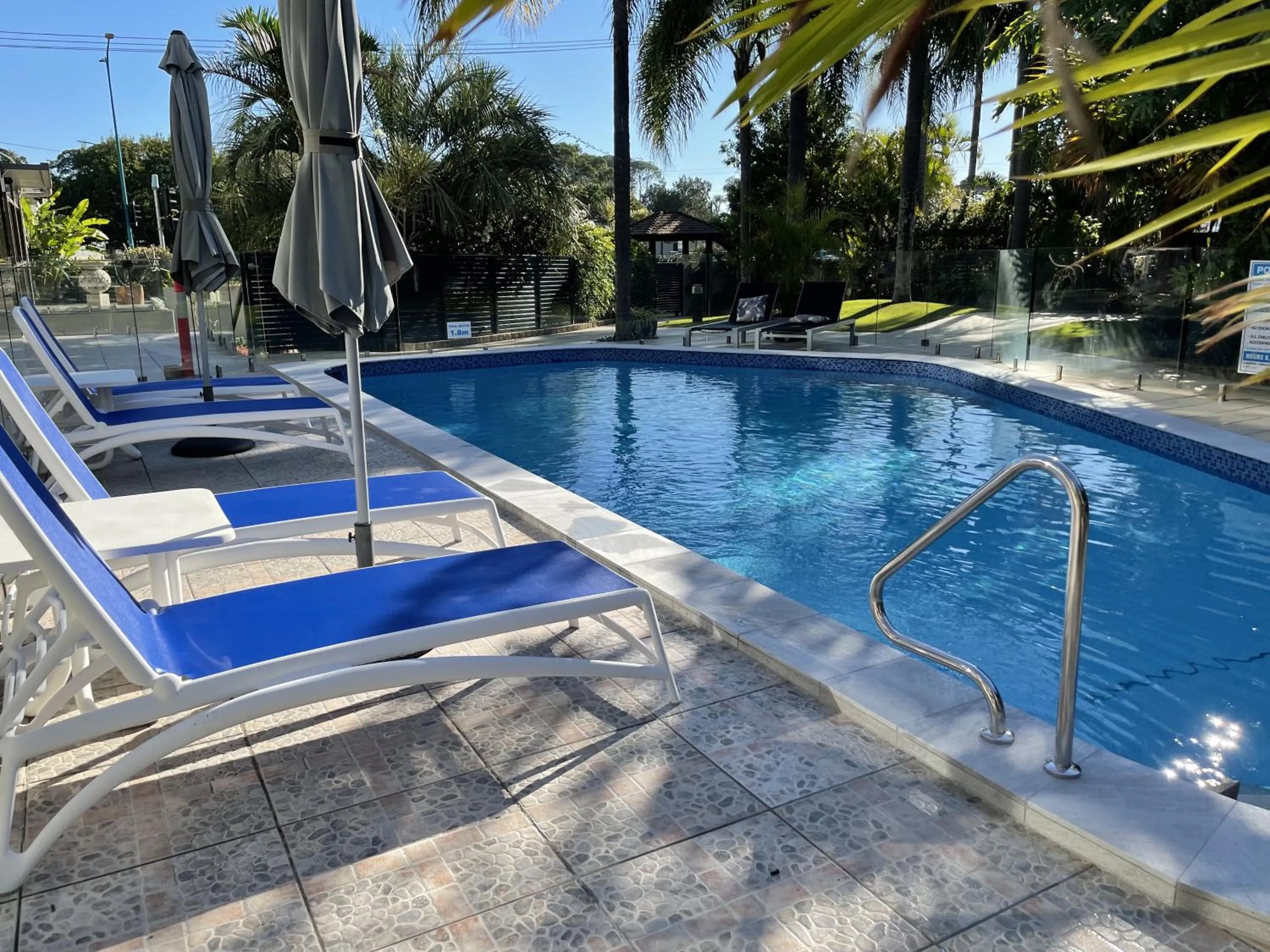 Pool view in Burleigh Palms Holiday Apartments