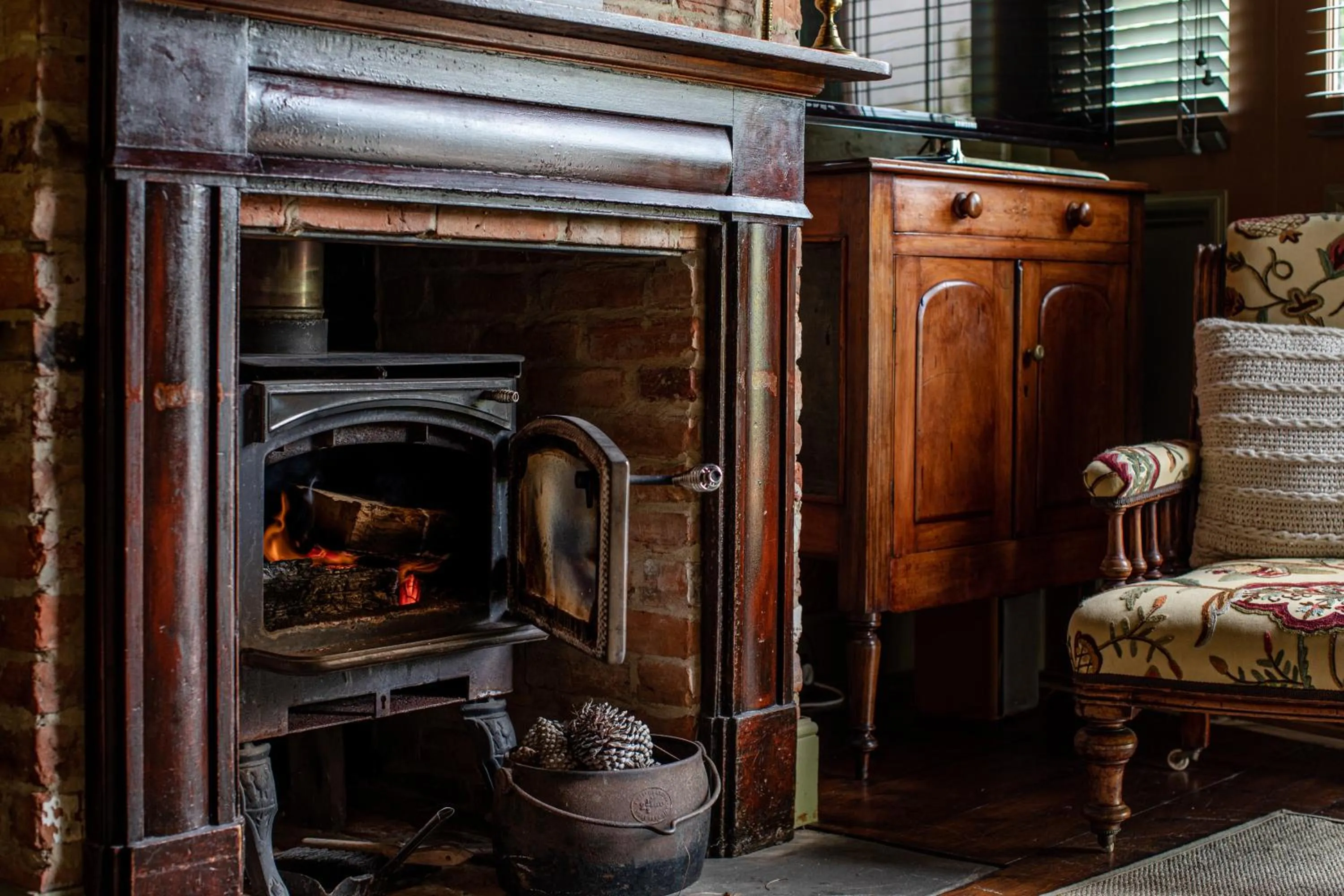 Living room in The Corinda Collection
