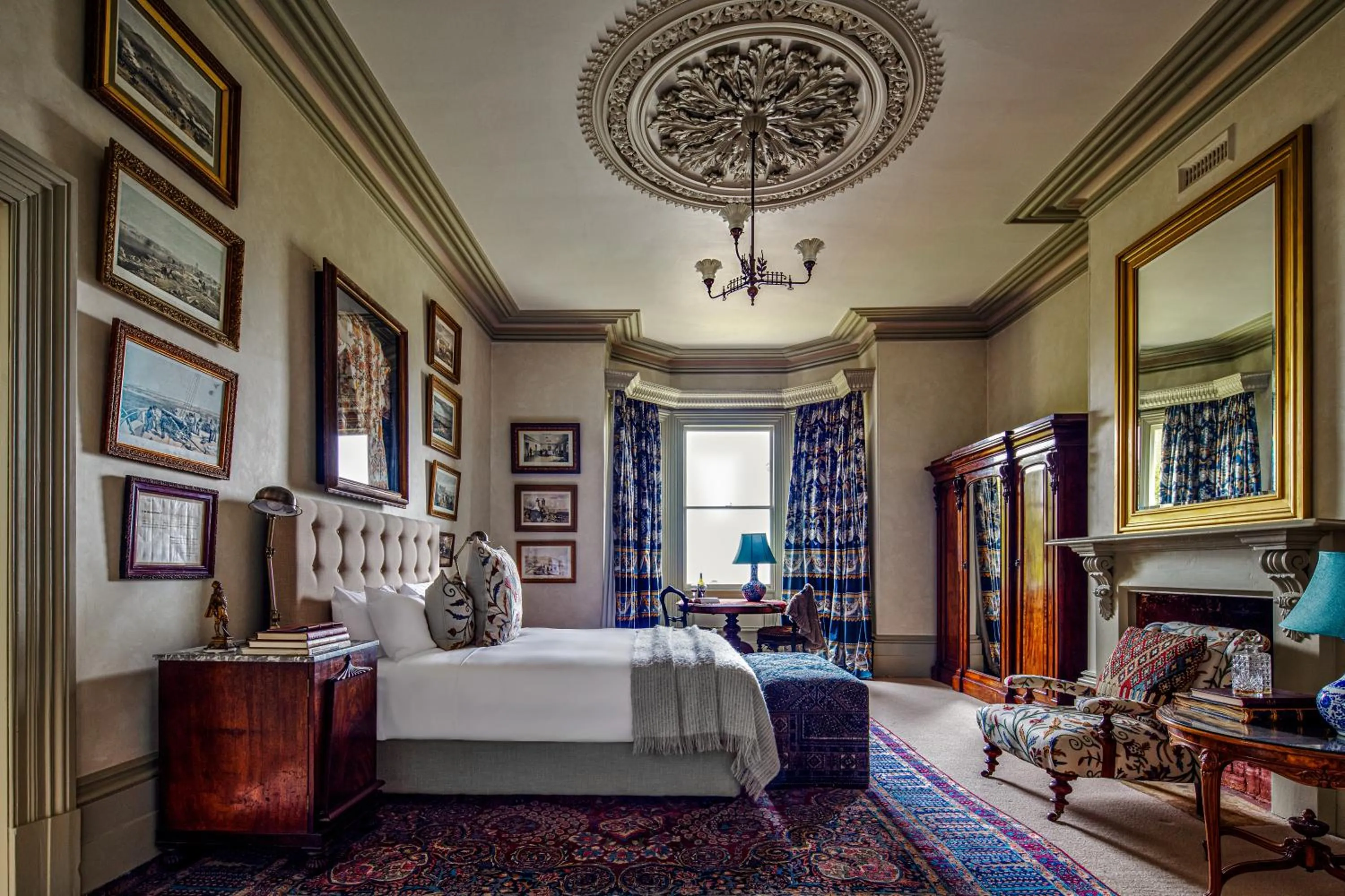 Photo of the whole room, Bed in The Corinda Collection