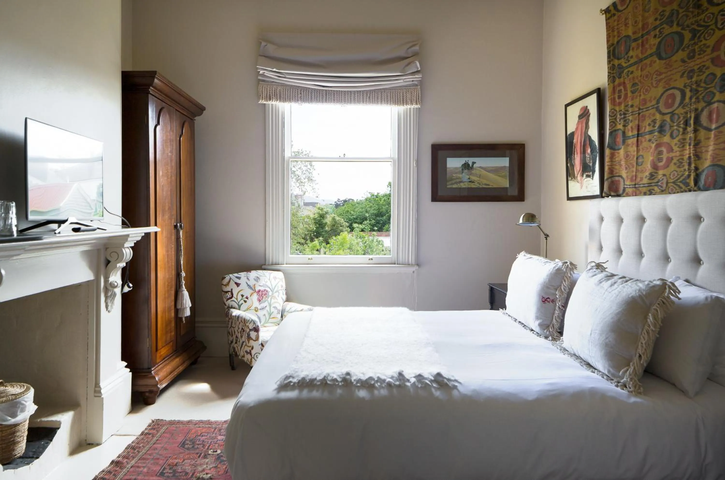 Photo of the whole room, Bed in The Corinda Collection