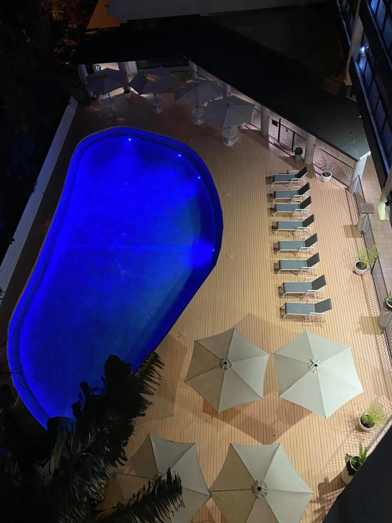 Swimming pool in Greenmount Beach House